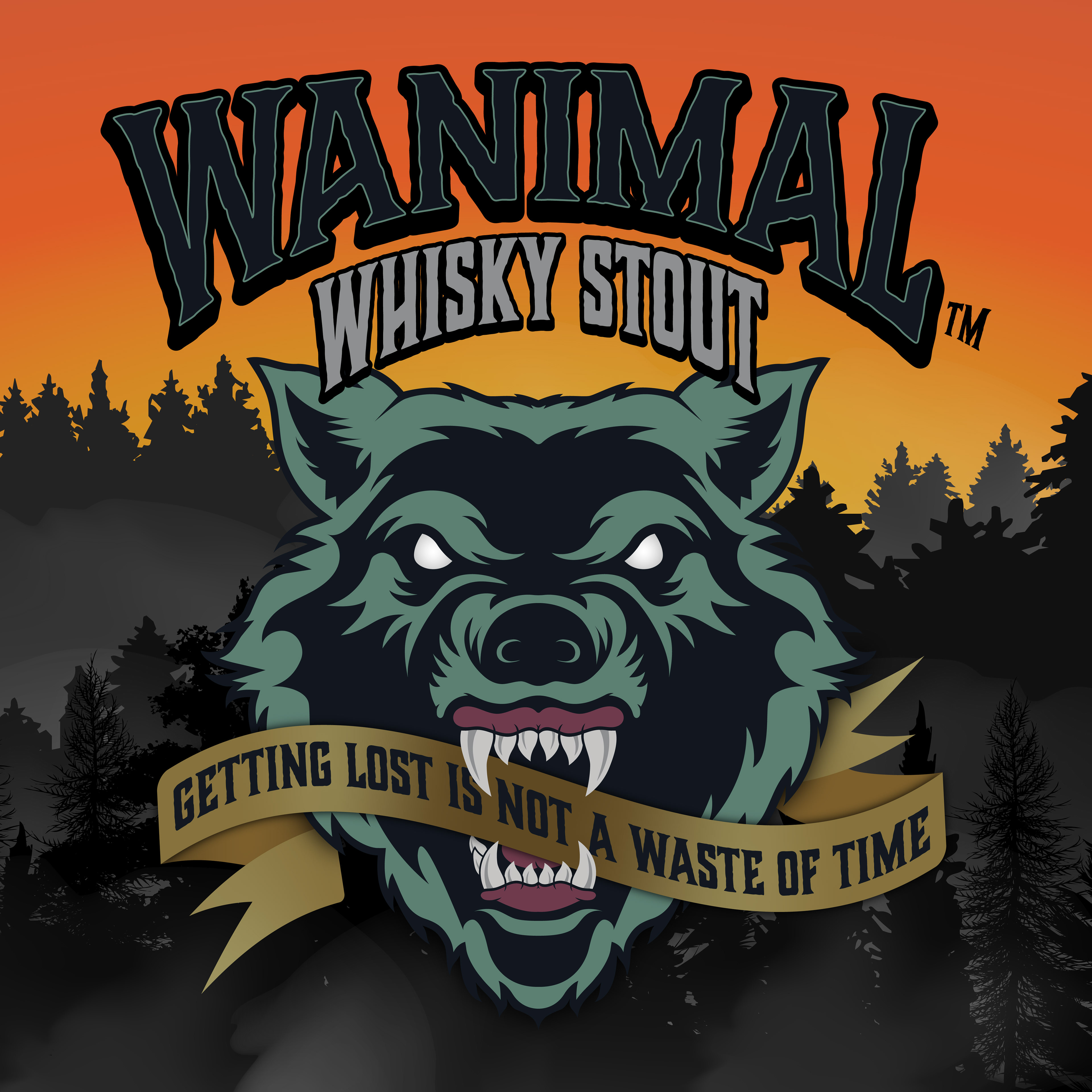 Green Line Brewery's WANIMAL - 2021 Label Design Contest