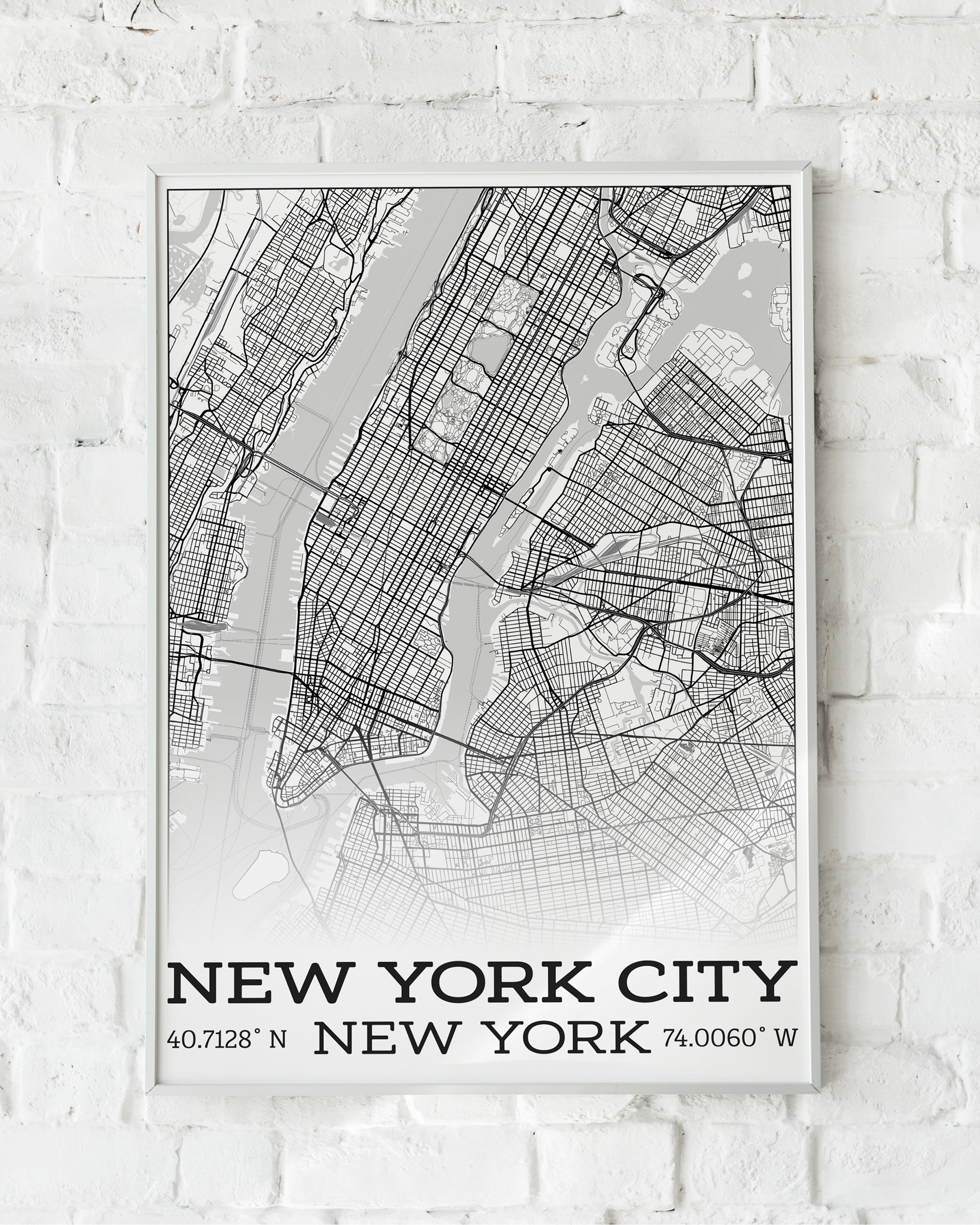 Poster of NYC Map