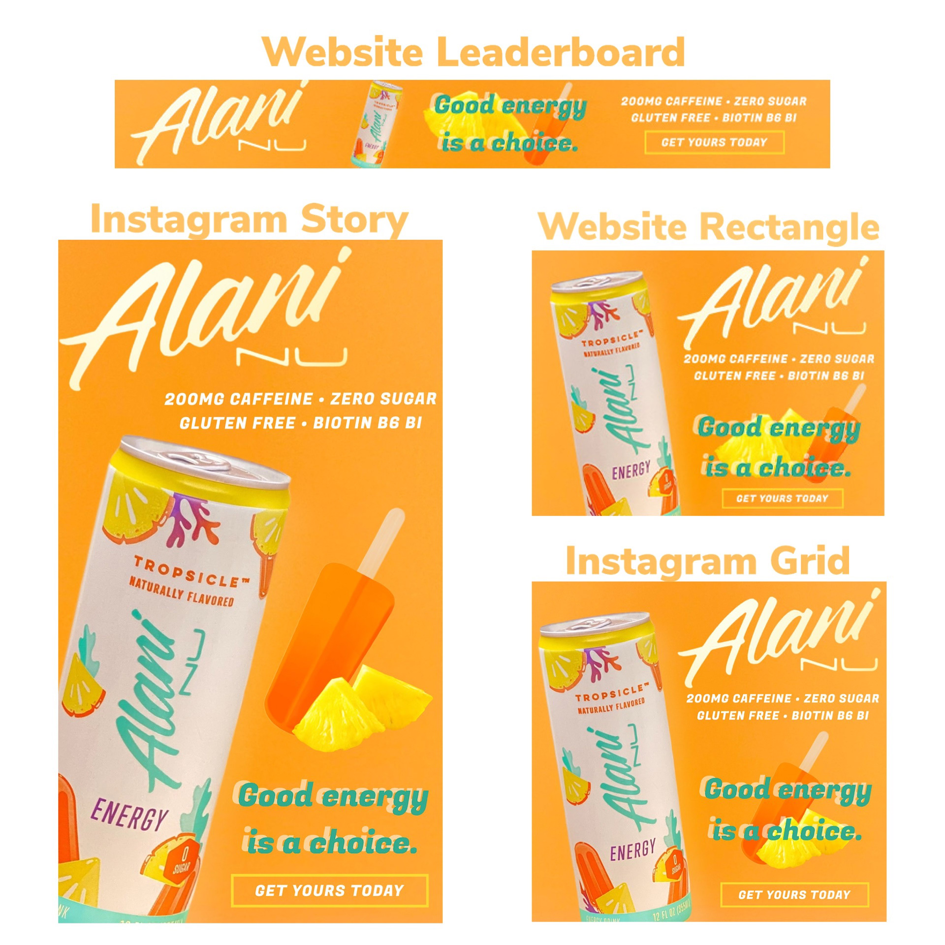 Alani Nu Product Photography