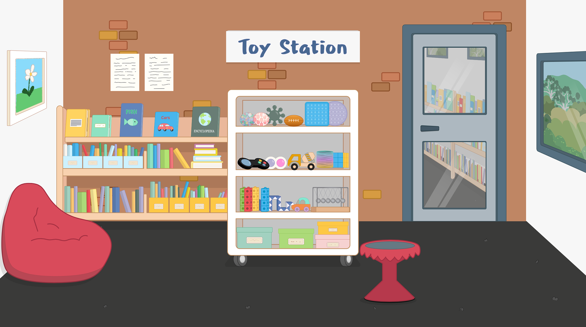 Toy station