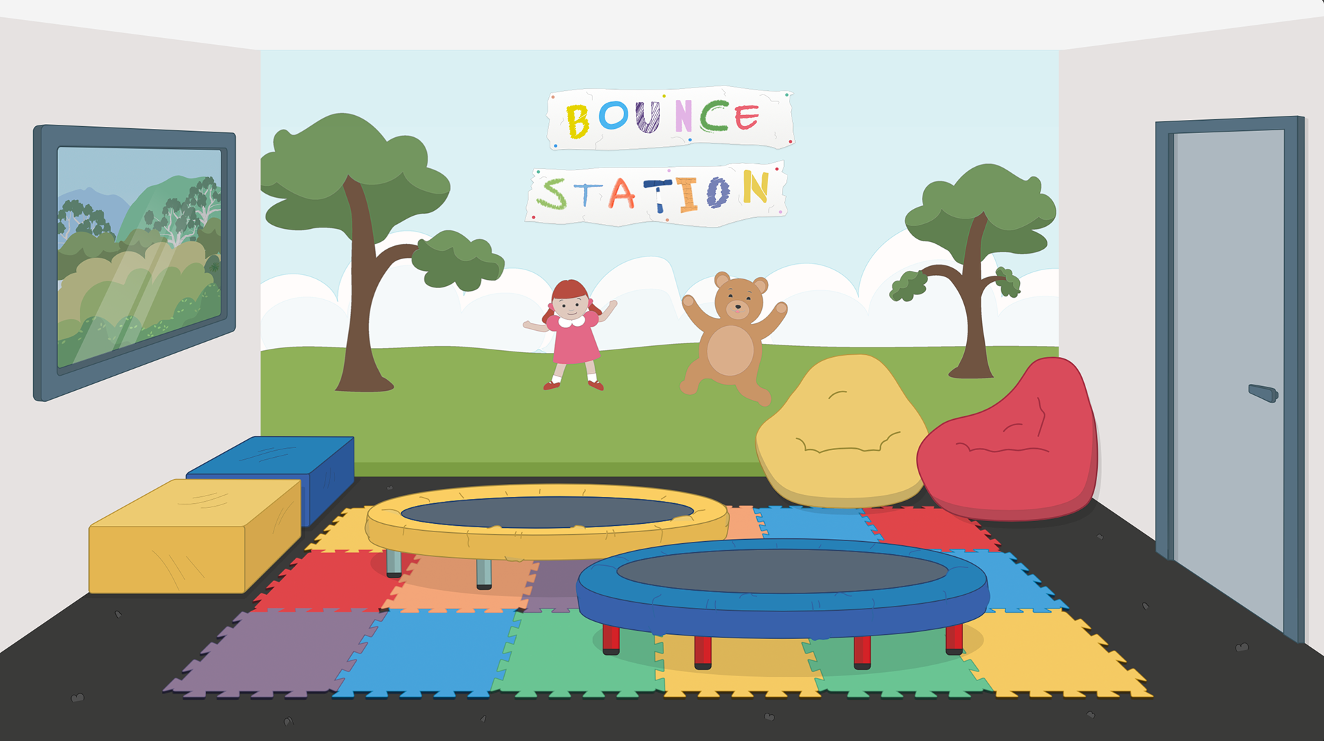 Bounce station