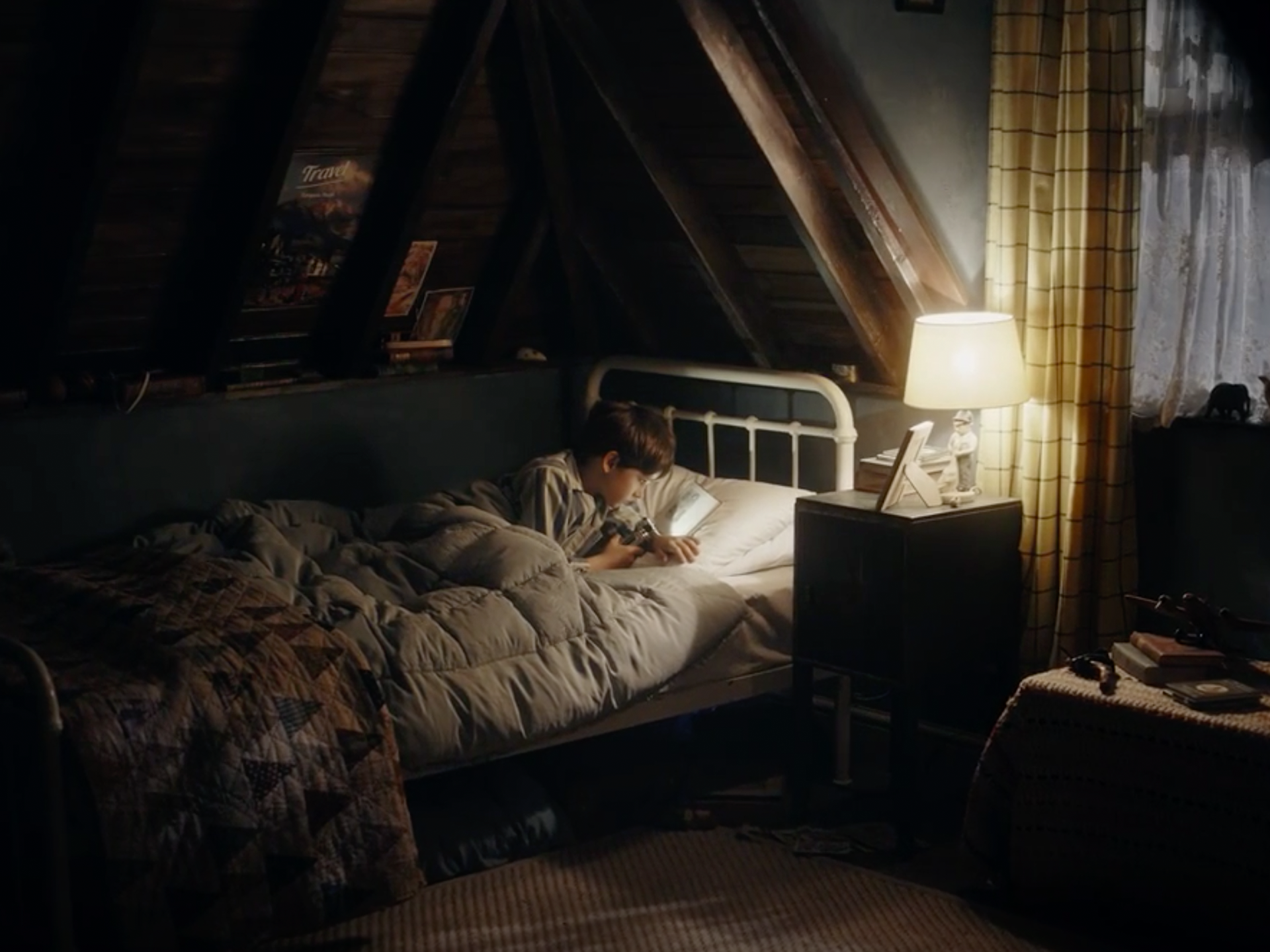 Posters on screen