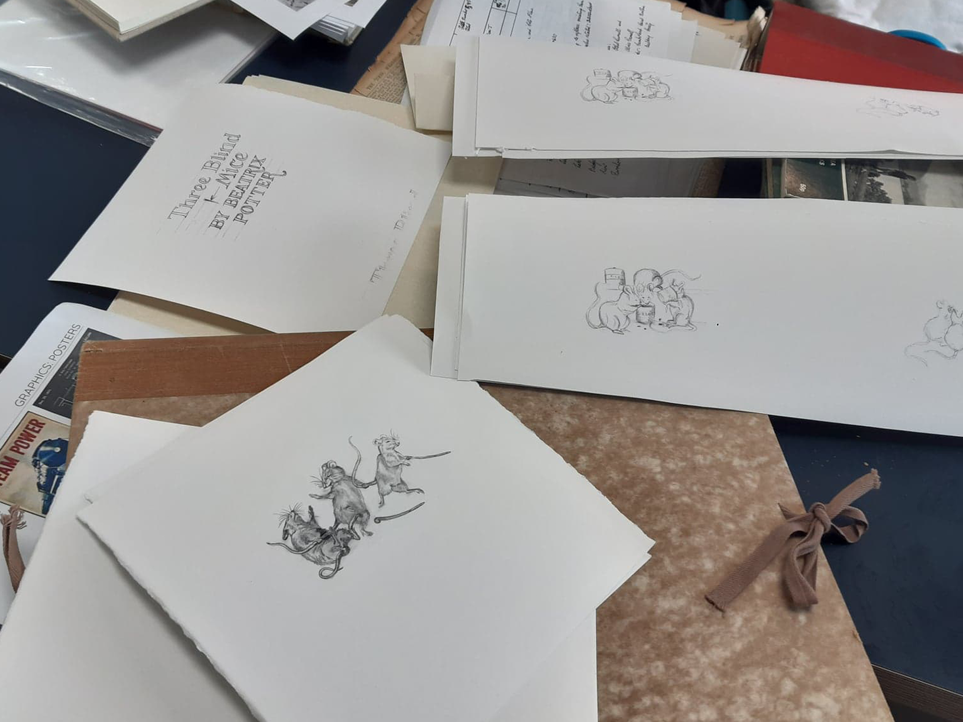Sketches on set