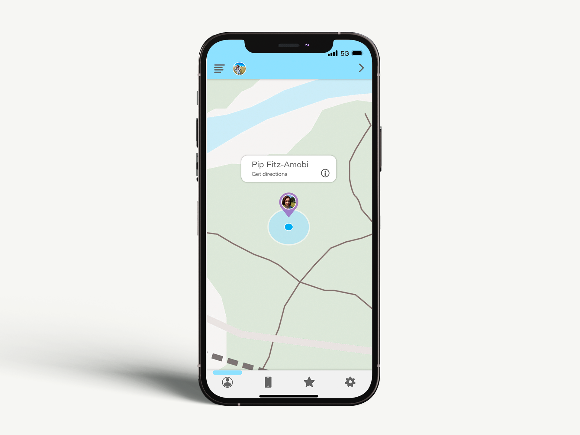 Maps design on phone