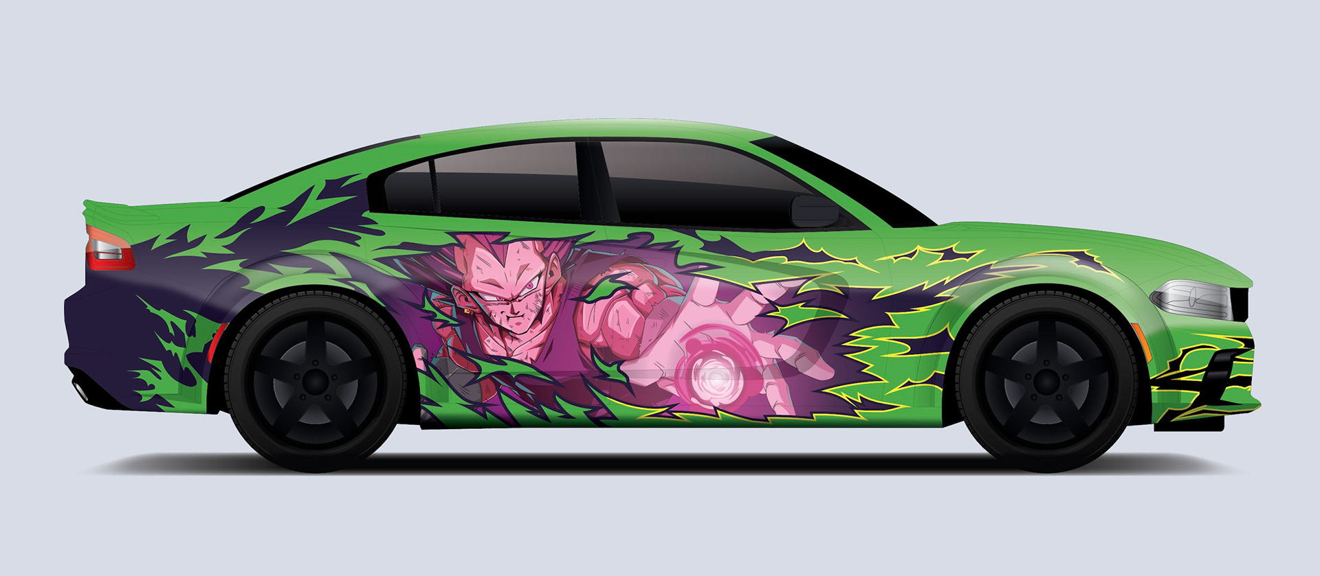 Custom wrap design and illustration