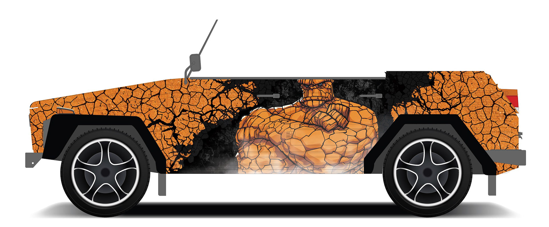 Custom wrap design and illustration