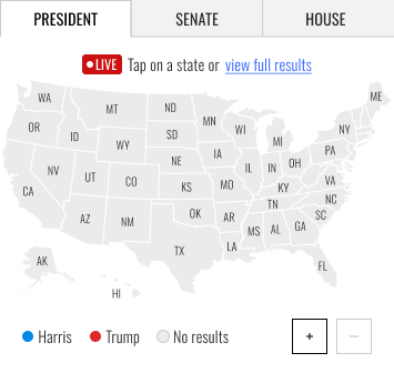 President tab; zero state