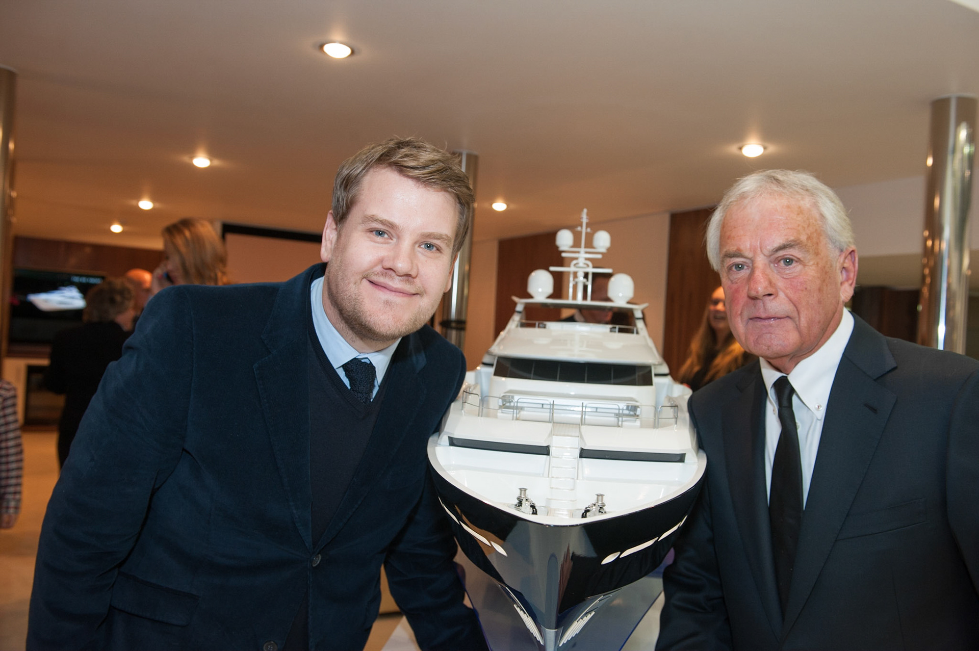 James Corden   Sunseeker launch