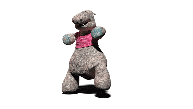 Oatmeal the Dancing Hippo (GIF) - Thomas Hind