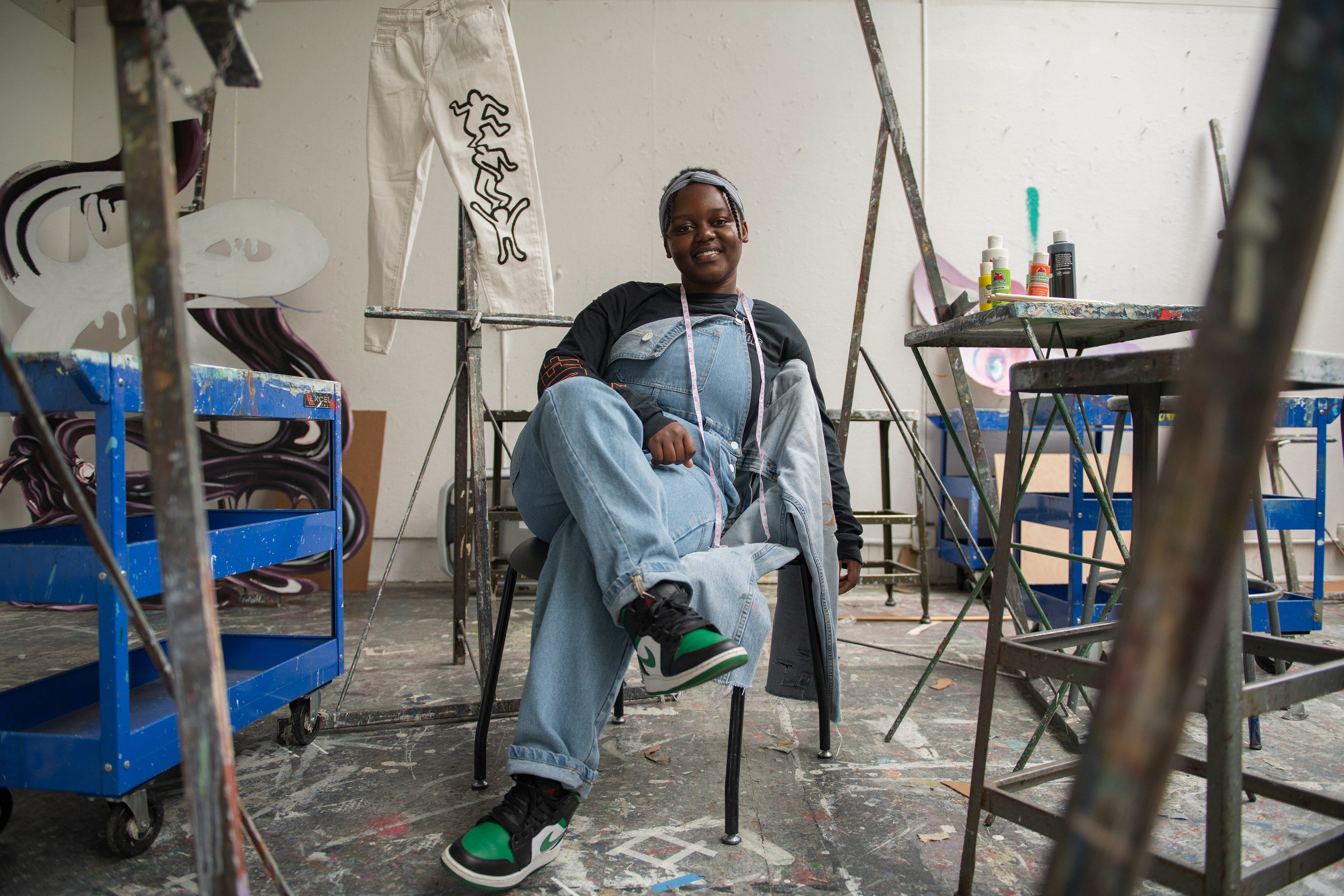 Kapurura says designing clothing for Philanthropy Fabrics has helped her explore herself and believe in her own abilities. “I feel like I’ve always had a creative mind, but I didn’t necessarily know how to express that,” she says.