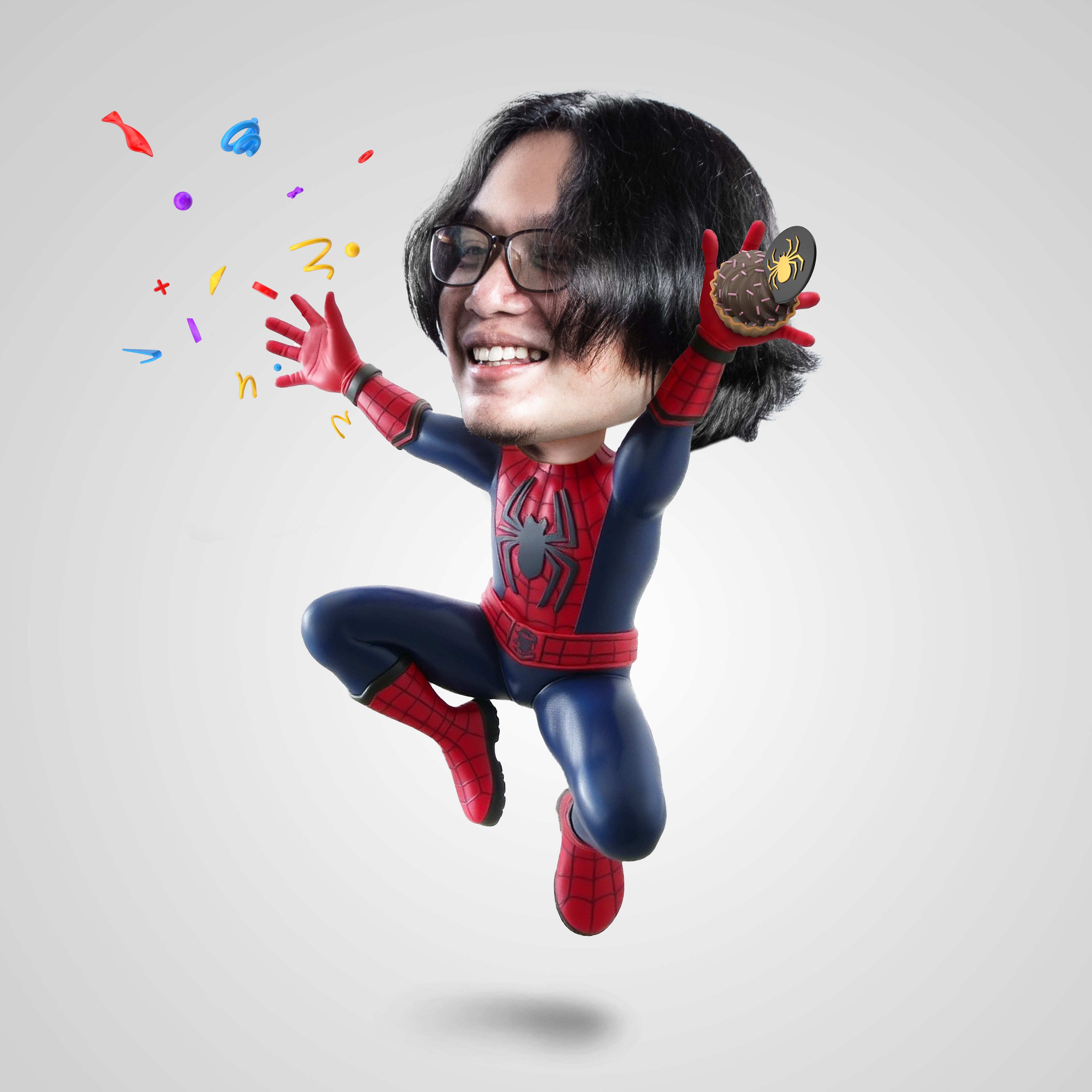 Rengga ( D.I. Artist / Graphic Designer / Spiderman )