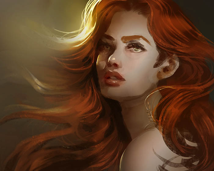 Original Character for Adrianna Serrano - Sketchy Style