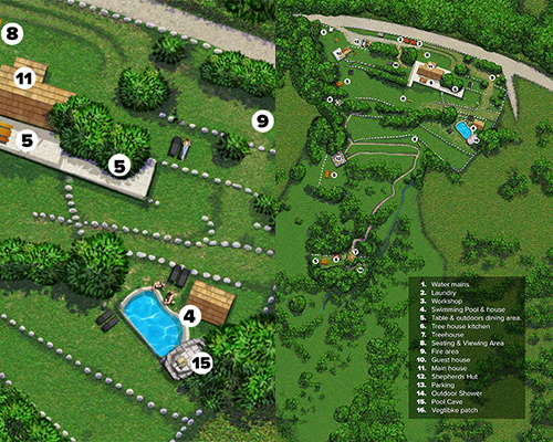 Property Locator Infographic - Semi-Realistic Style