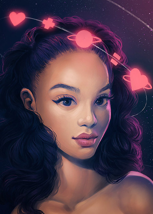 Gift For Girlfriend - Semi-Realism Style