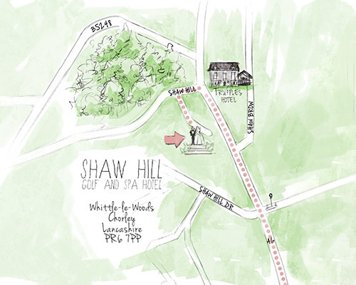 Wedding Velue Map - Sketchy Style