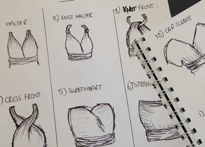 Rough sketch provided by Client