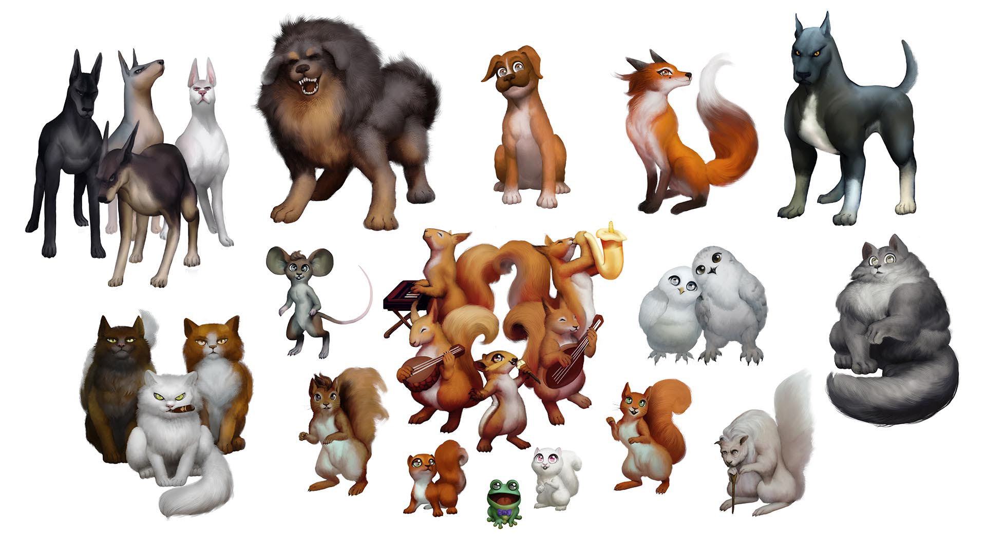 Character Design Lineup