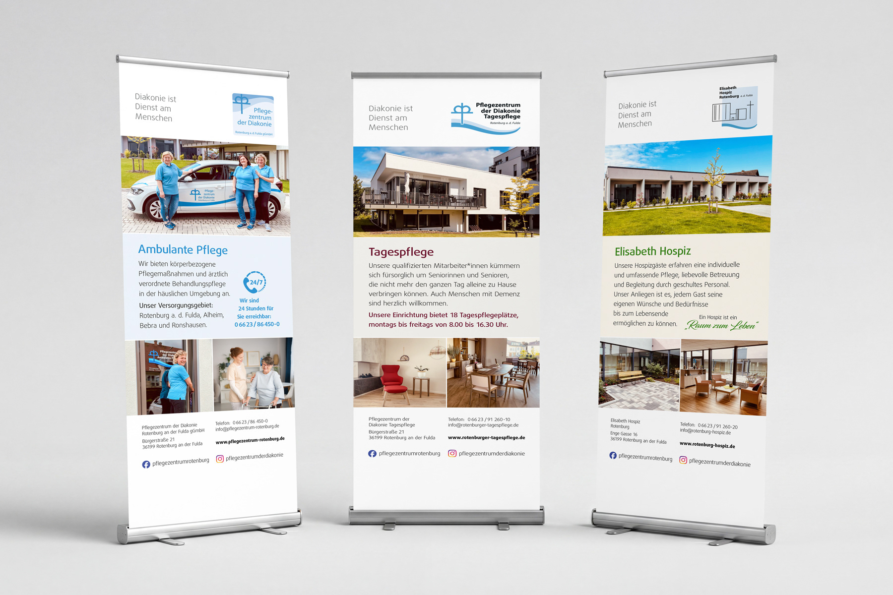 Individuell gestaltete Roll-Ups