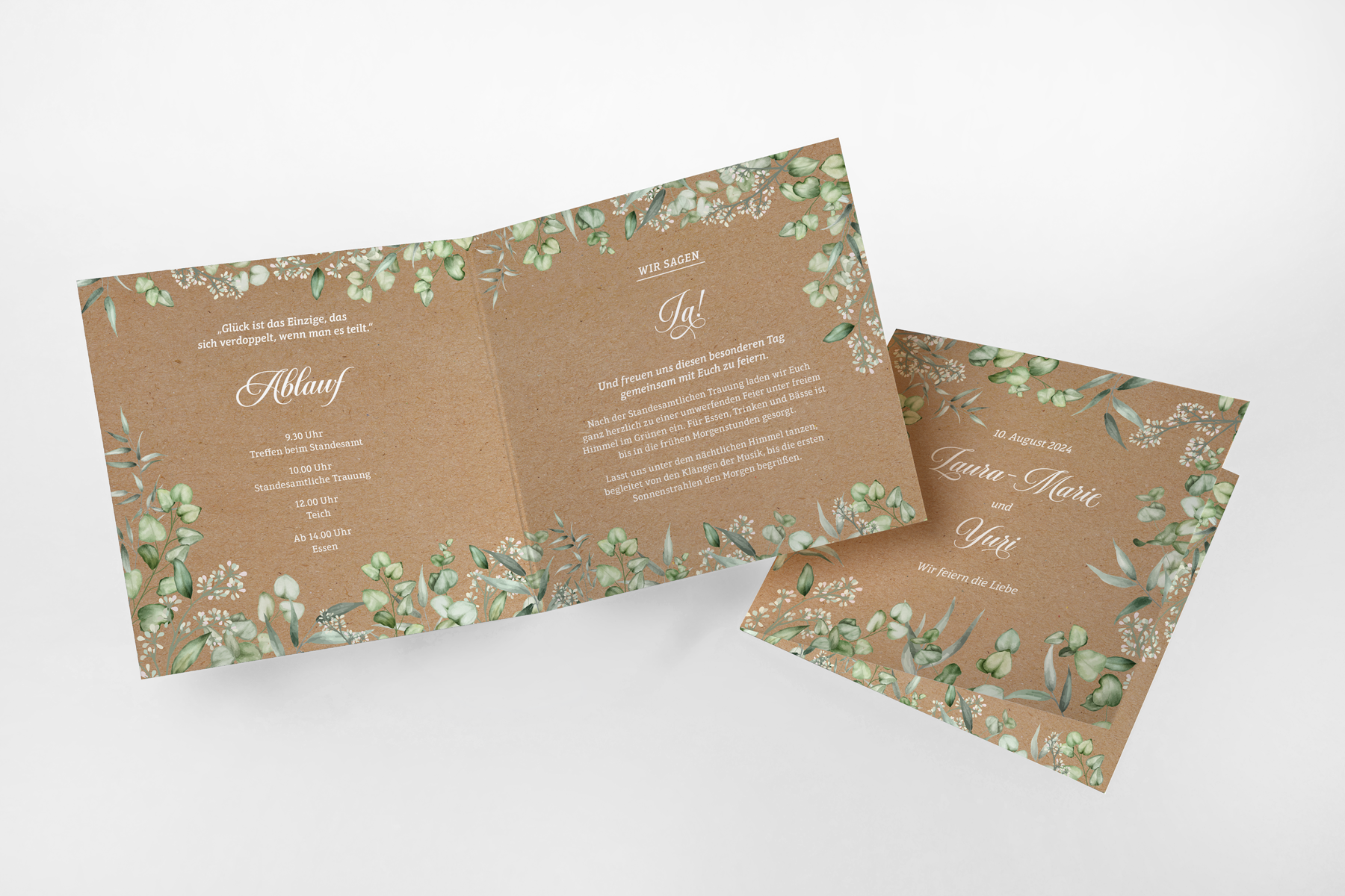 Individuelle Hochzeitseinladung