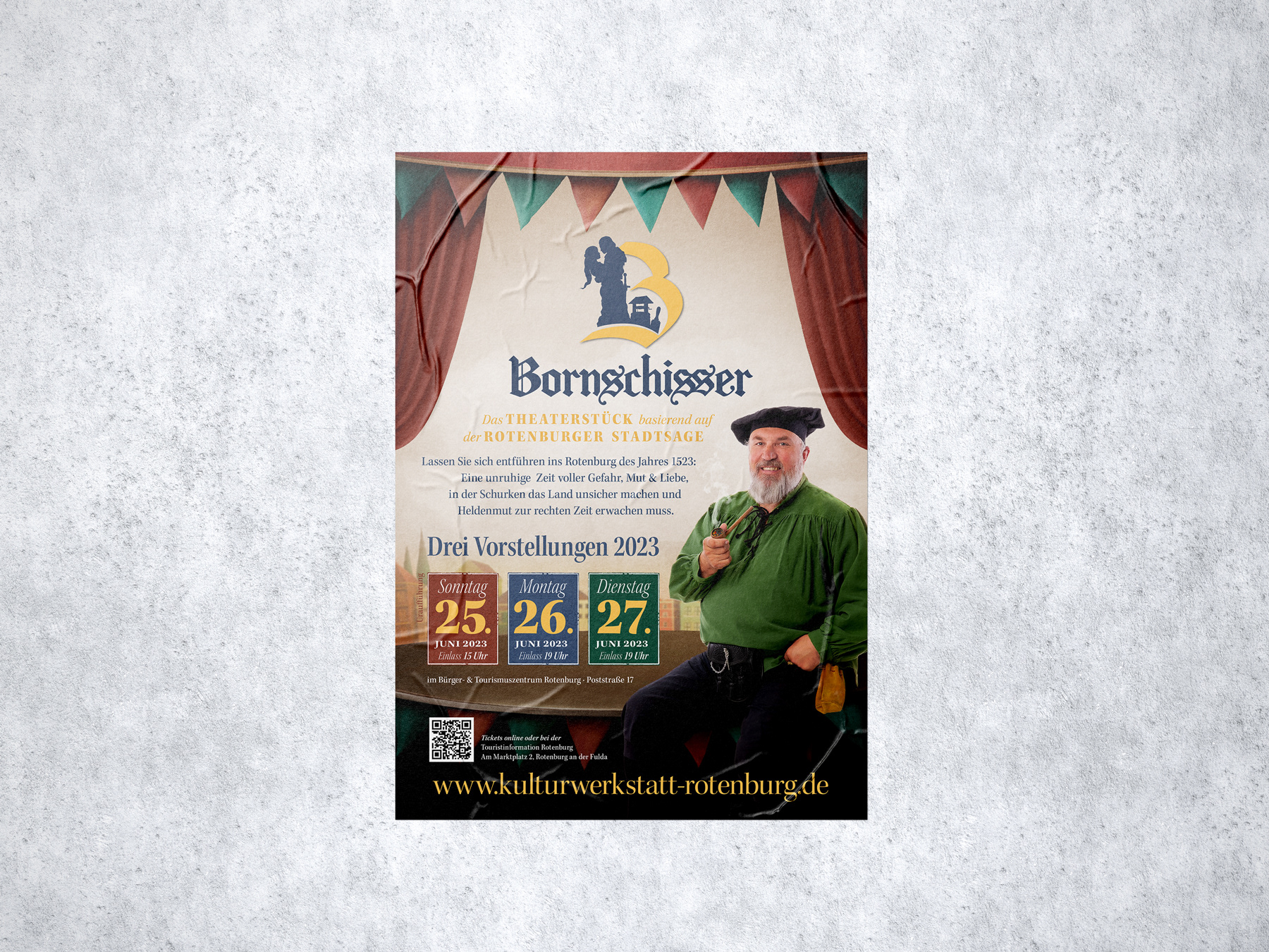 Individuell gestaltetes Veranstaltungsplakat im DIN-Format