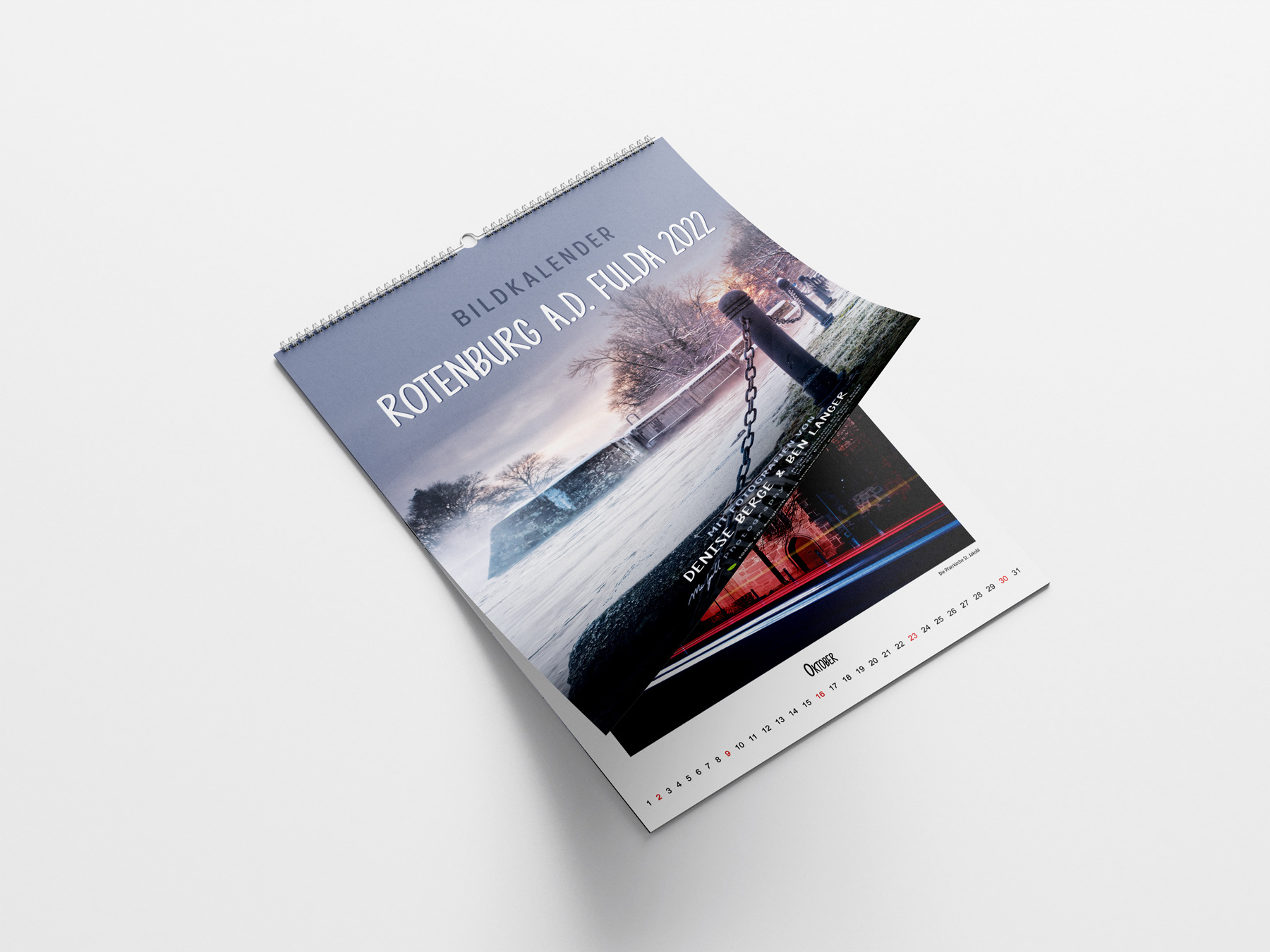 Fotokalender im Hochformat DIN A3