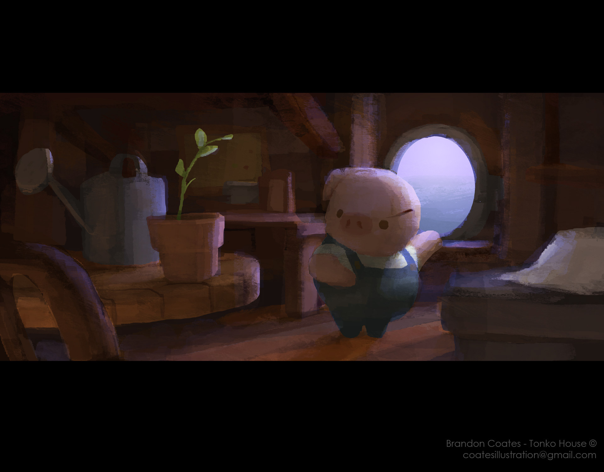 Tonko House - The Dam Keeper (2014) Character Design by Chris