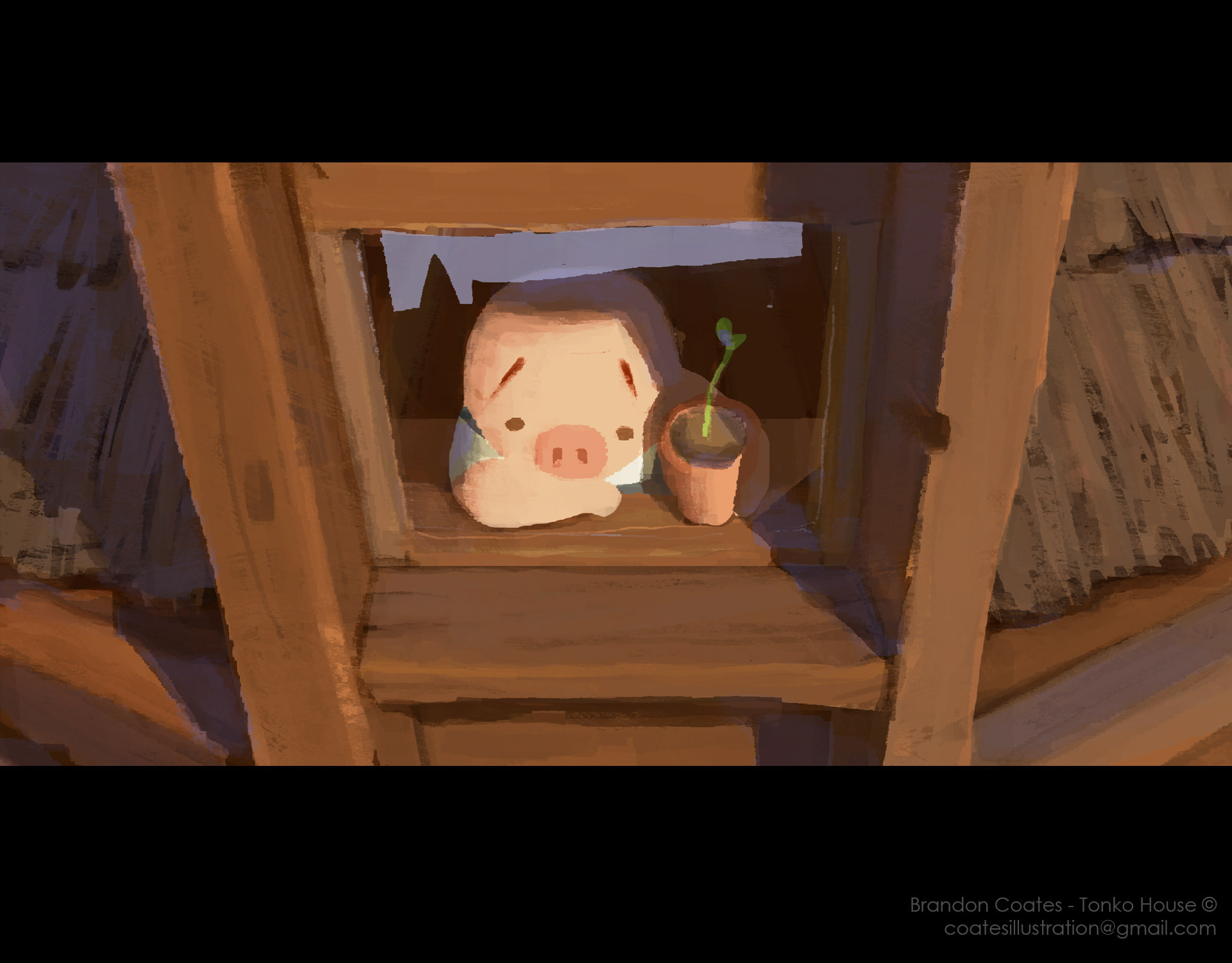 Brandon Coates Illustration - Pixar and Tonko House