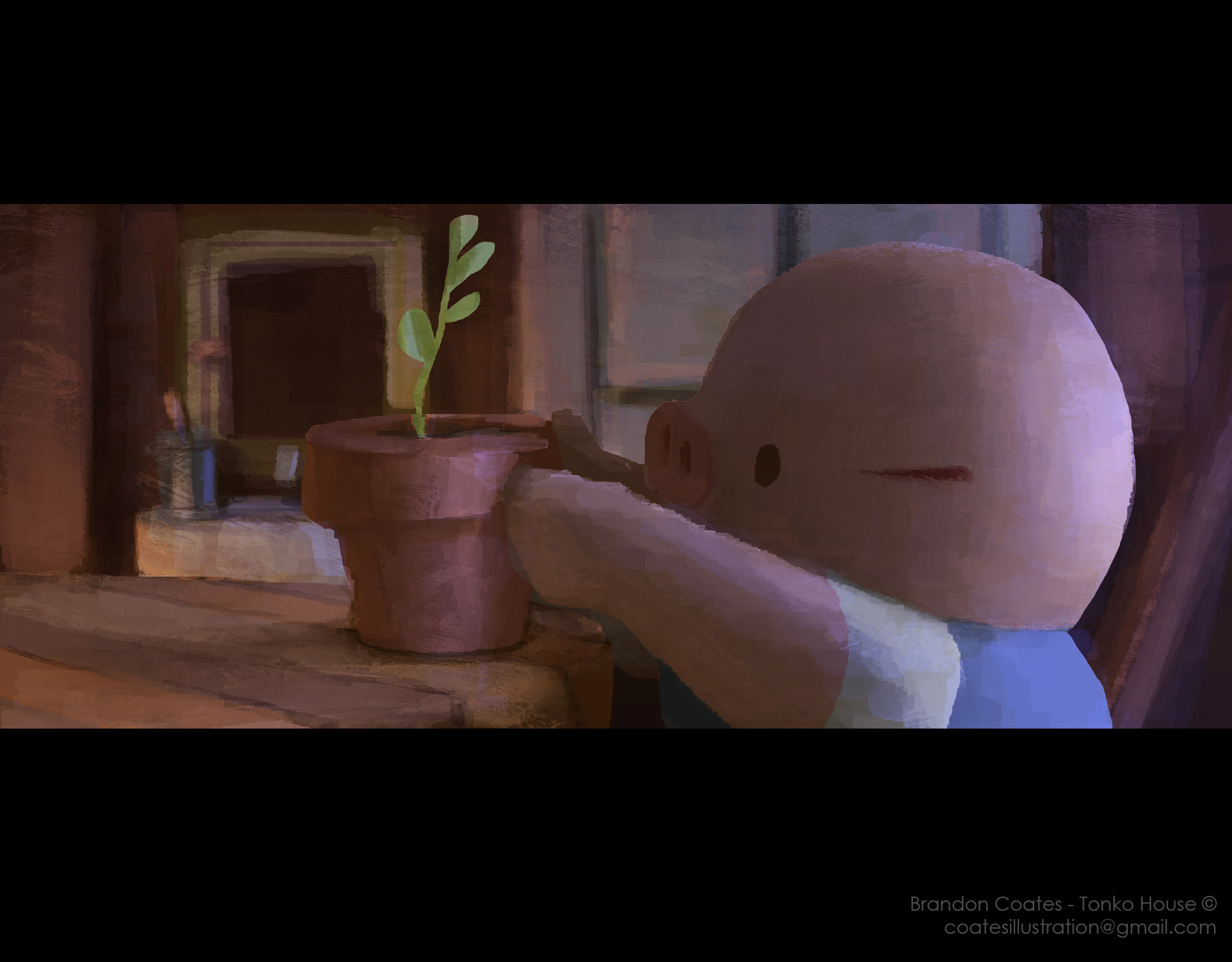 Tonko House - The Dam Keeper (2014) Character Design by Chris