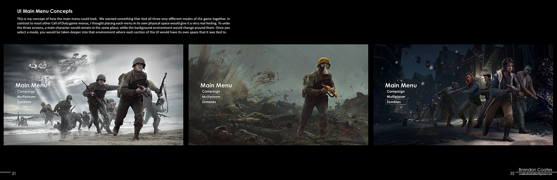 Main menu - Call of Duty: WWII