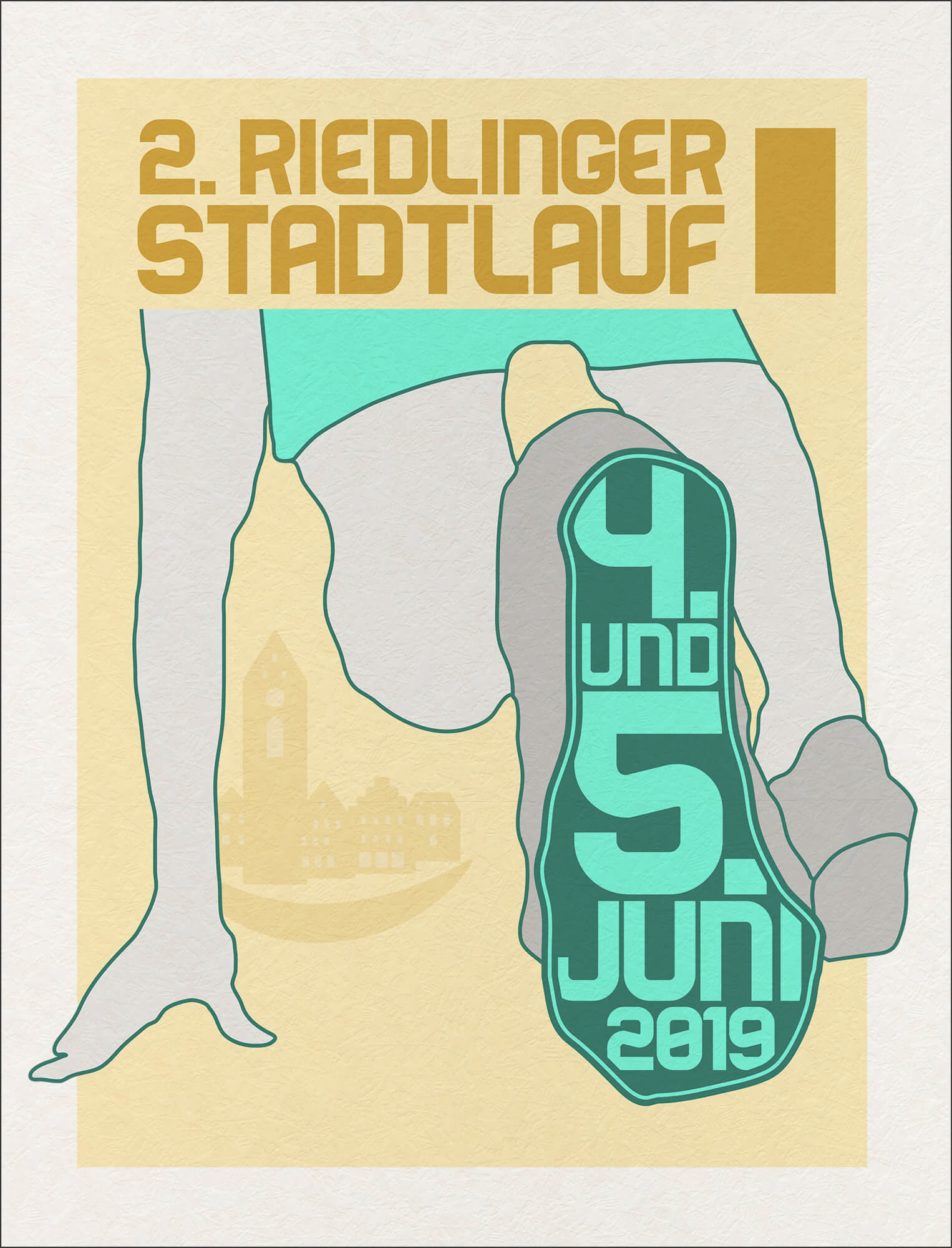 Plakat Städtisches Lauf-Event