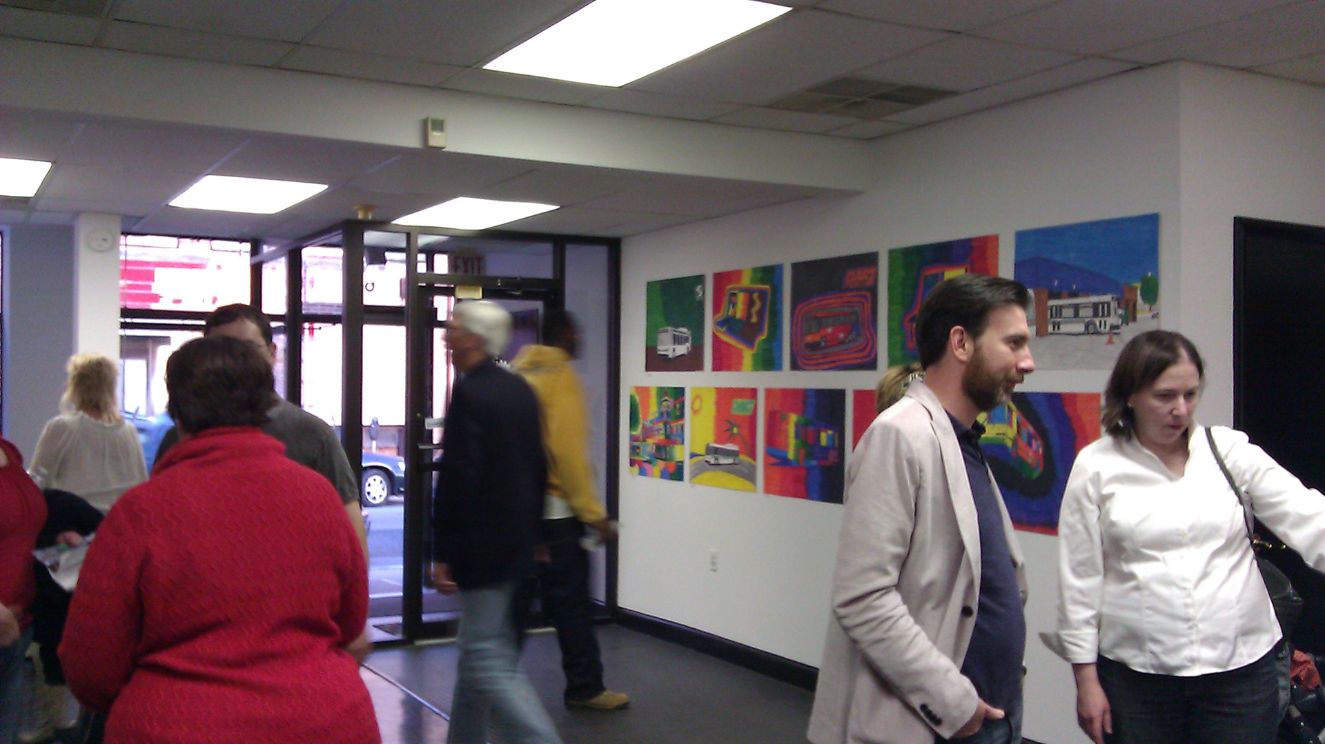 Two men artist Exhibition on Friday the 13 of April 2012