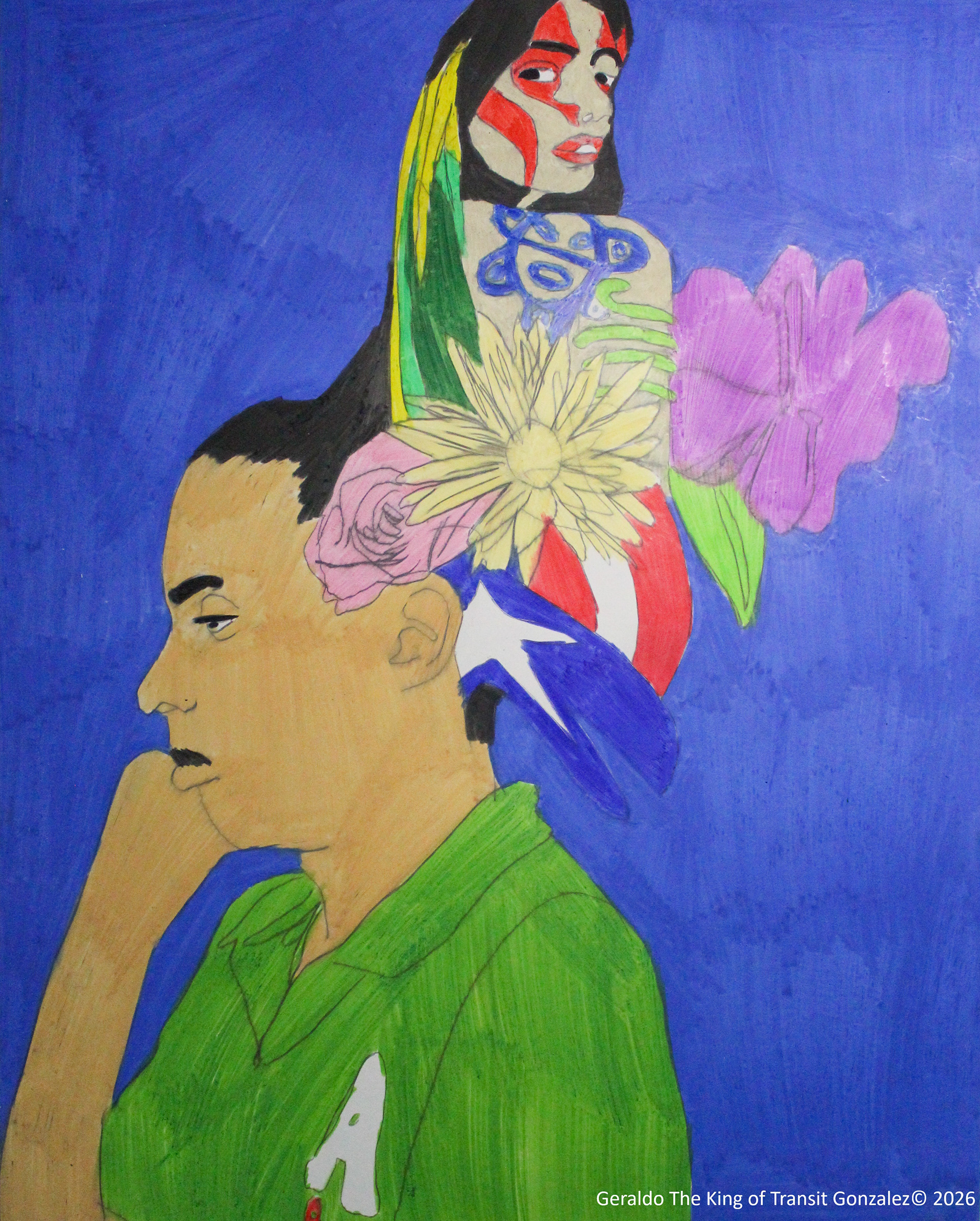 Self-Portrait of a women top head_2026