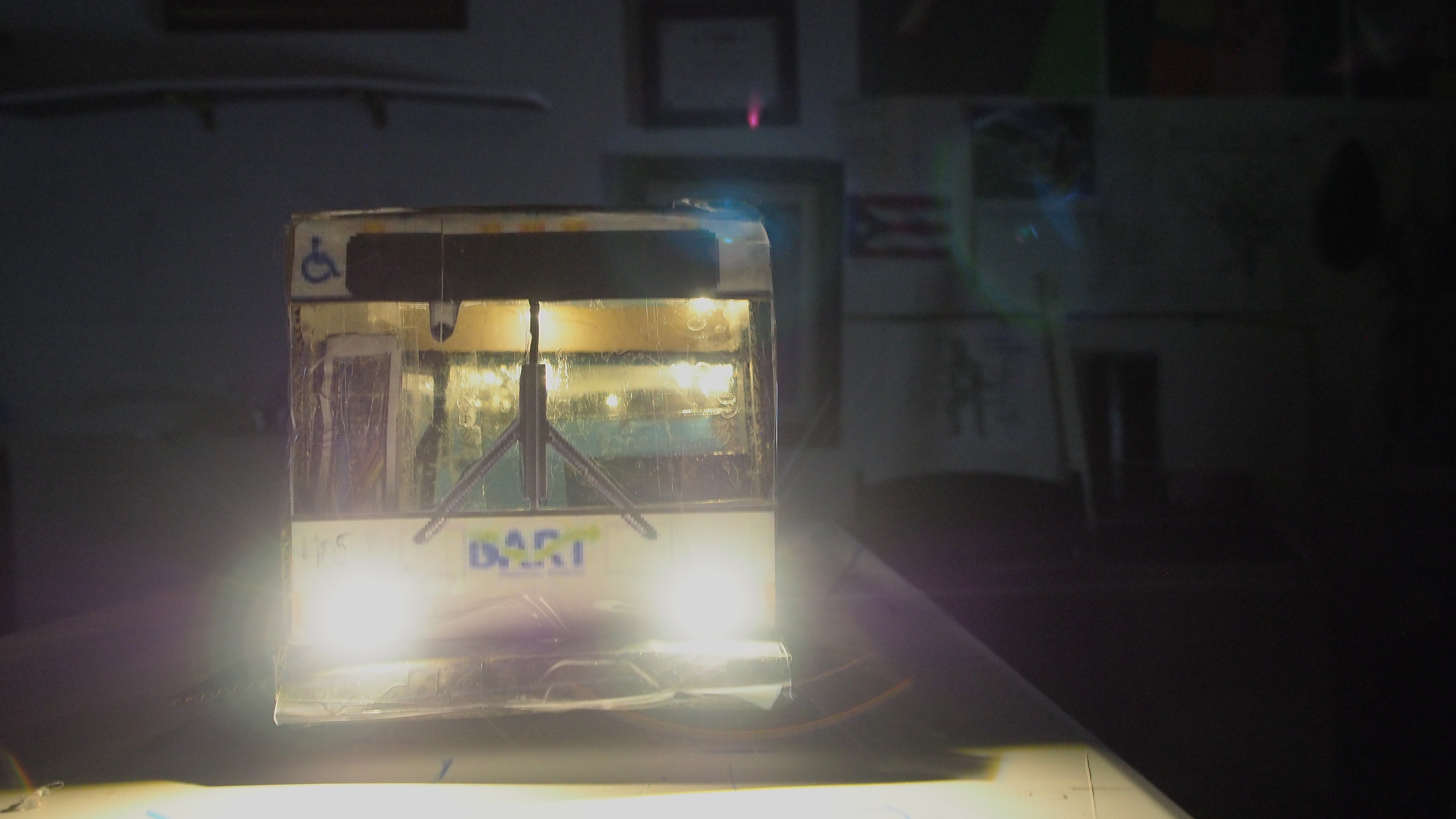 front of the bus