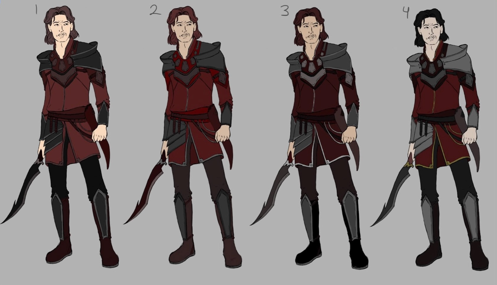 Character Design Color Sheet