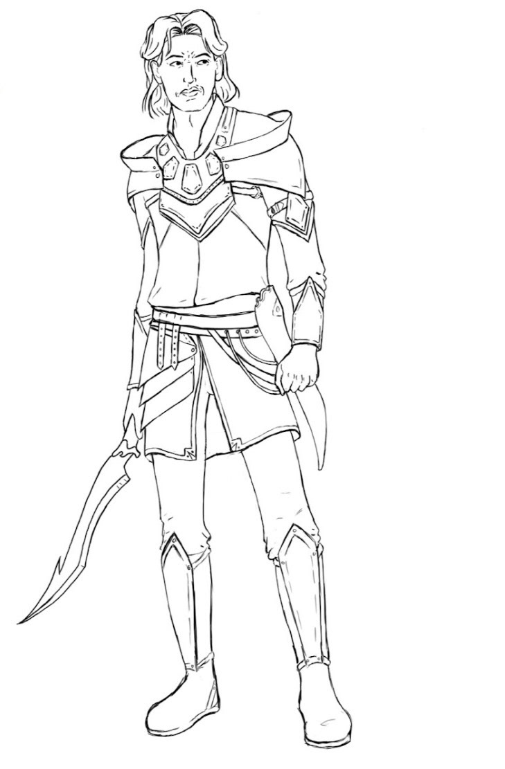Character Design Line Art 1