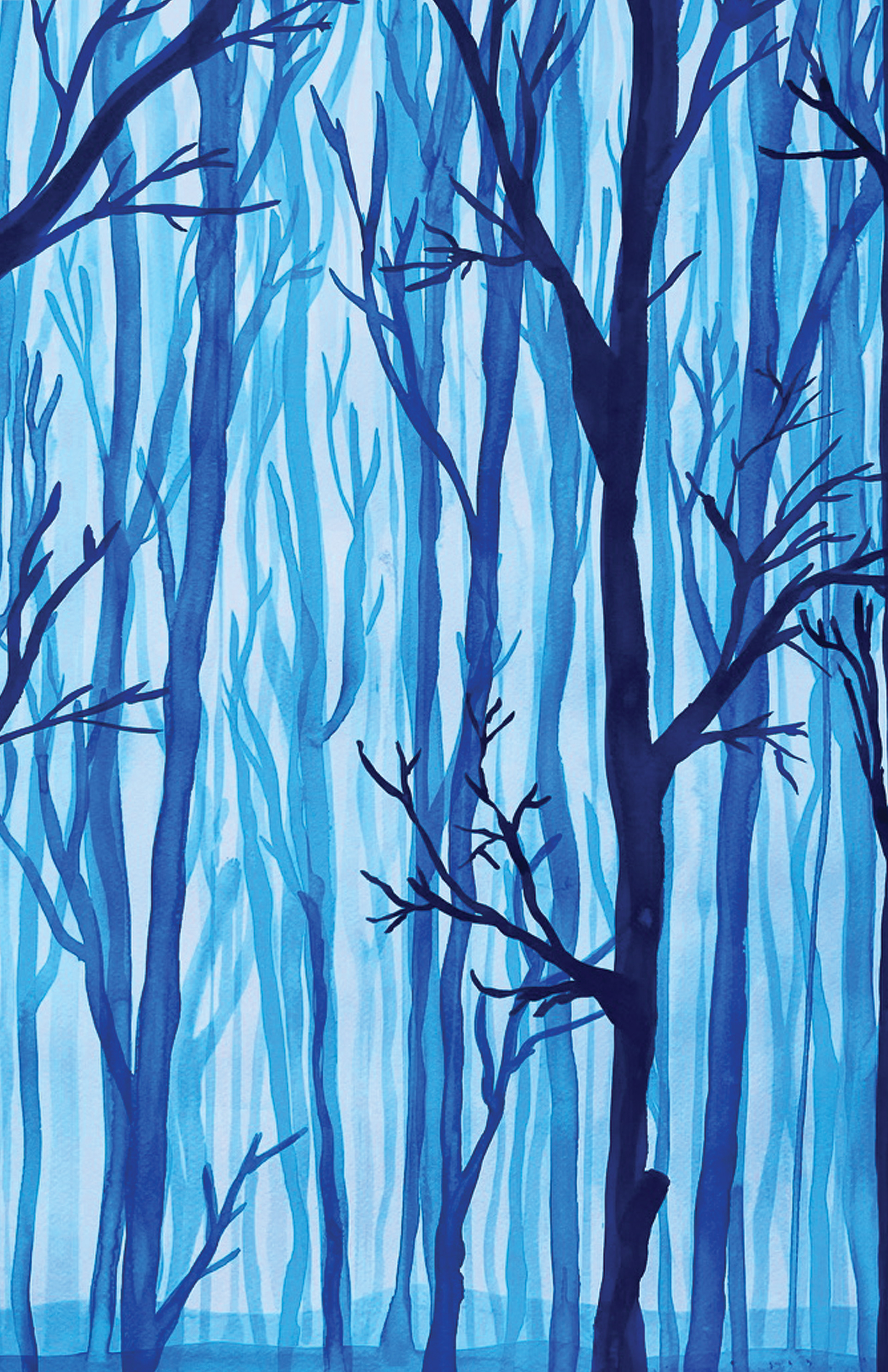 acrylic ink, water color, on water color paper. made 2022