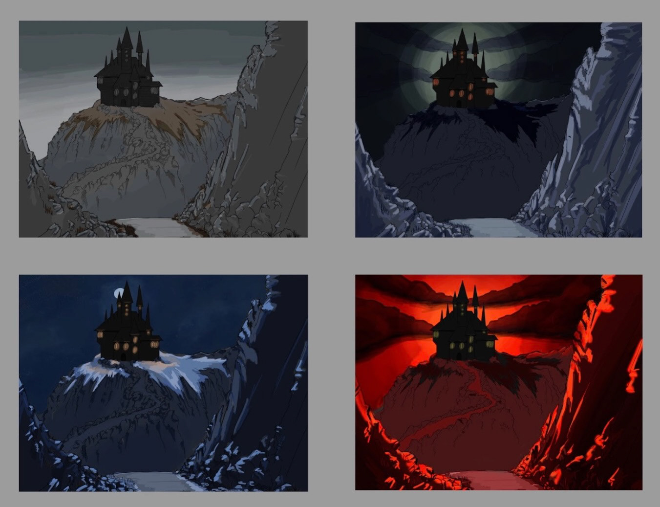 Landscape Color Variation Sheet