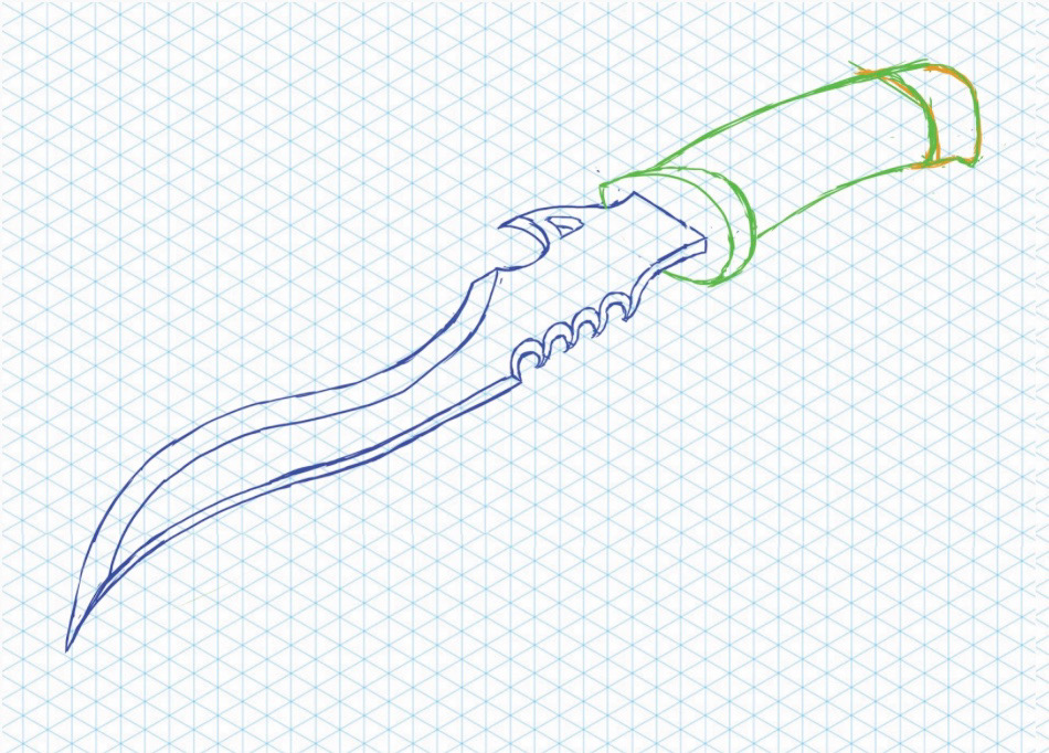 knife Prop Design 3