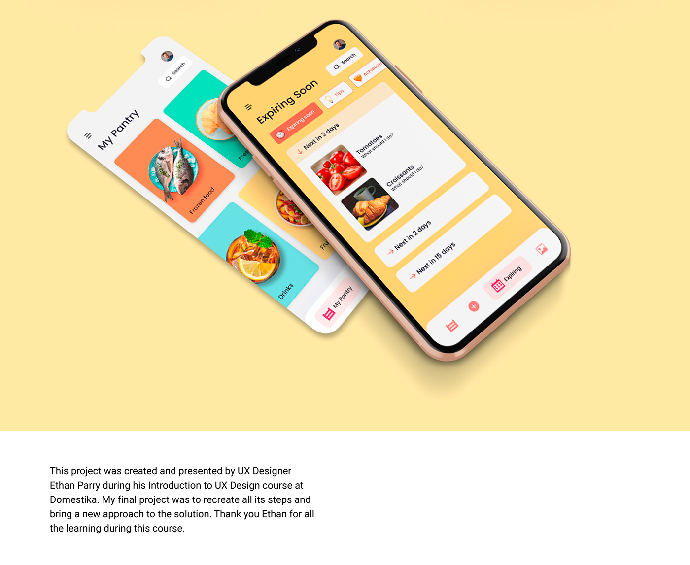 Raone Araujo Food Pantry App UX/UI Case Study