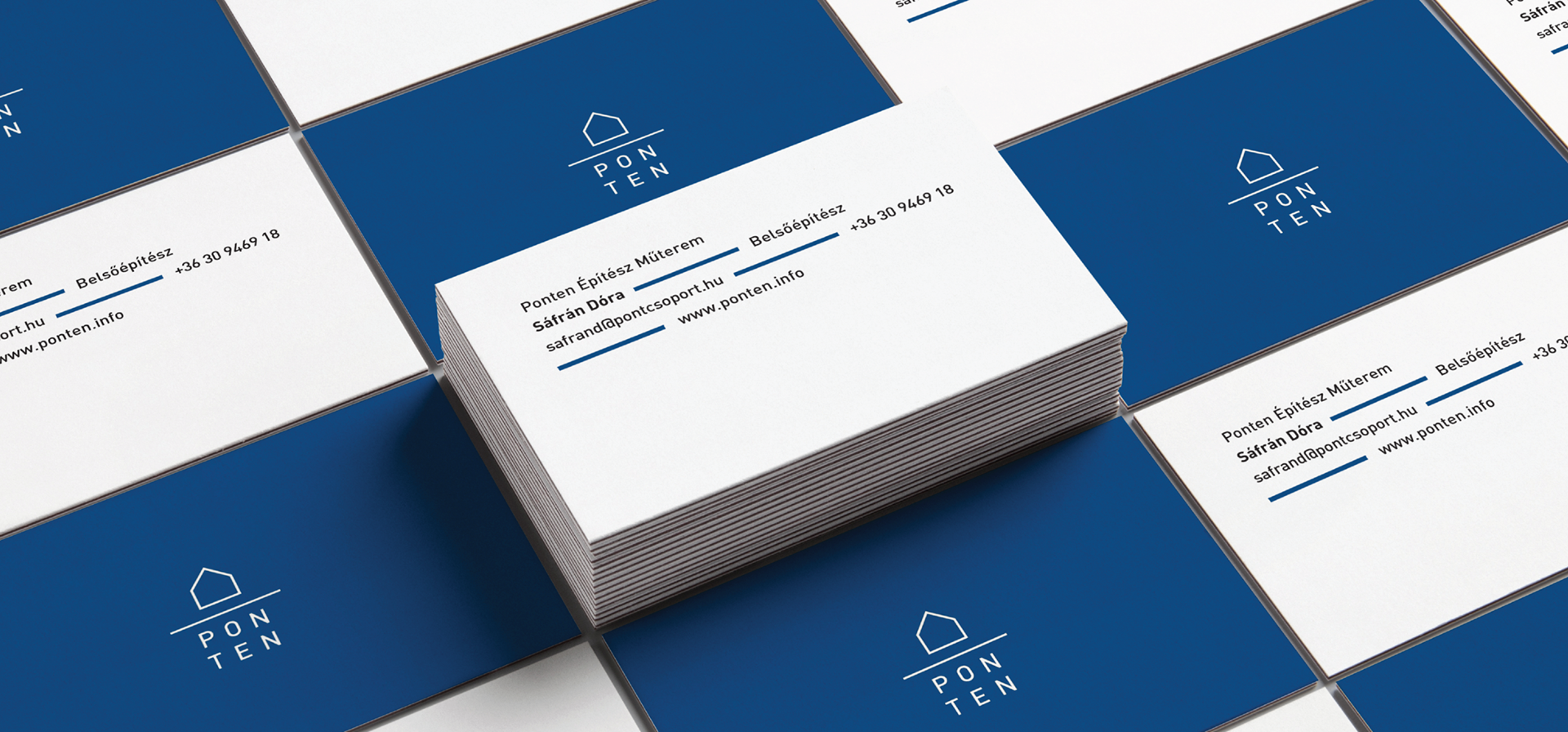• Client: Ponten Architect Studio • Deliverables: Business card • Year: 2016
