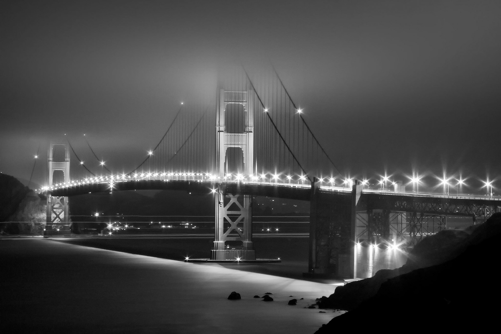 The Gate at Night