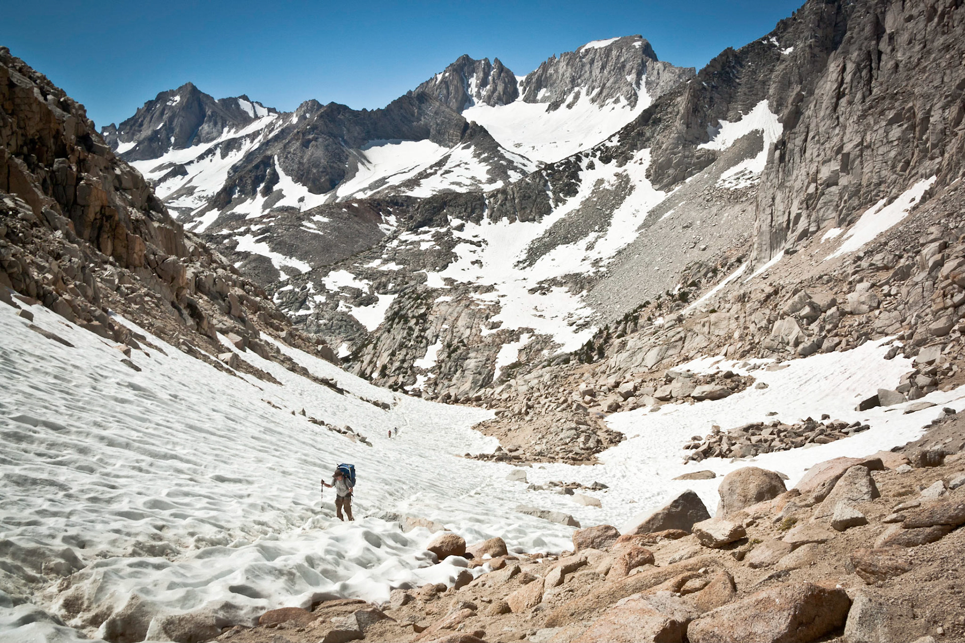 Climbing Mono Pass