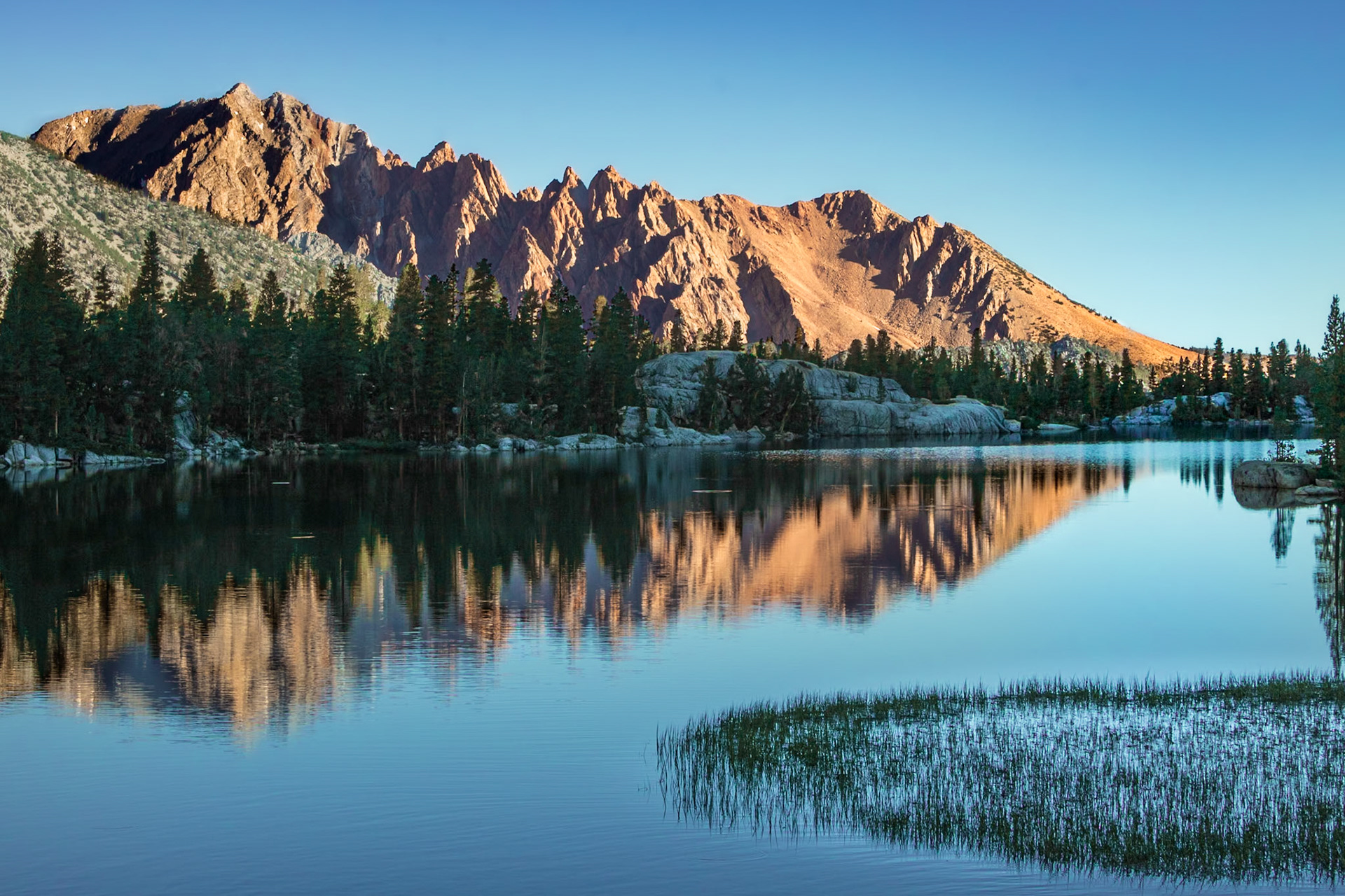 Morning at Blue Lake