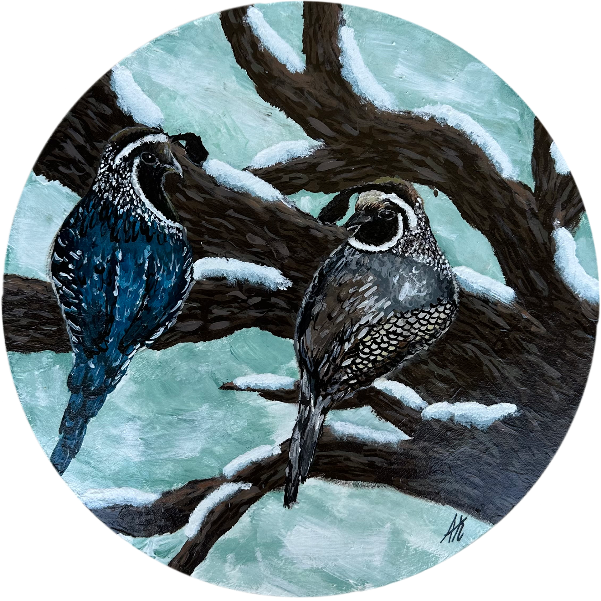 Quail Painting