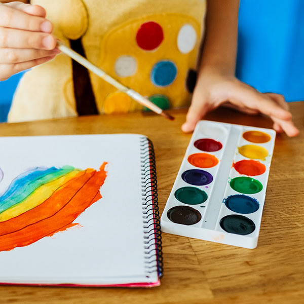 Color graded photo to match brand colors