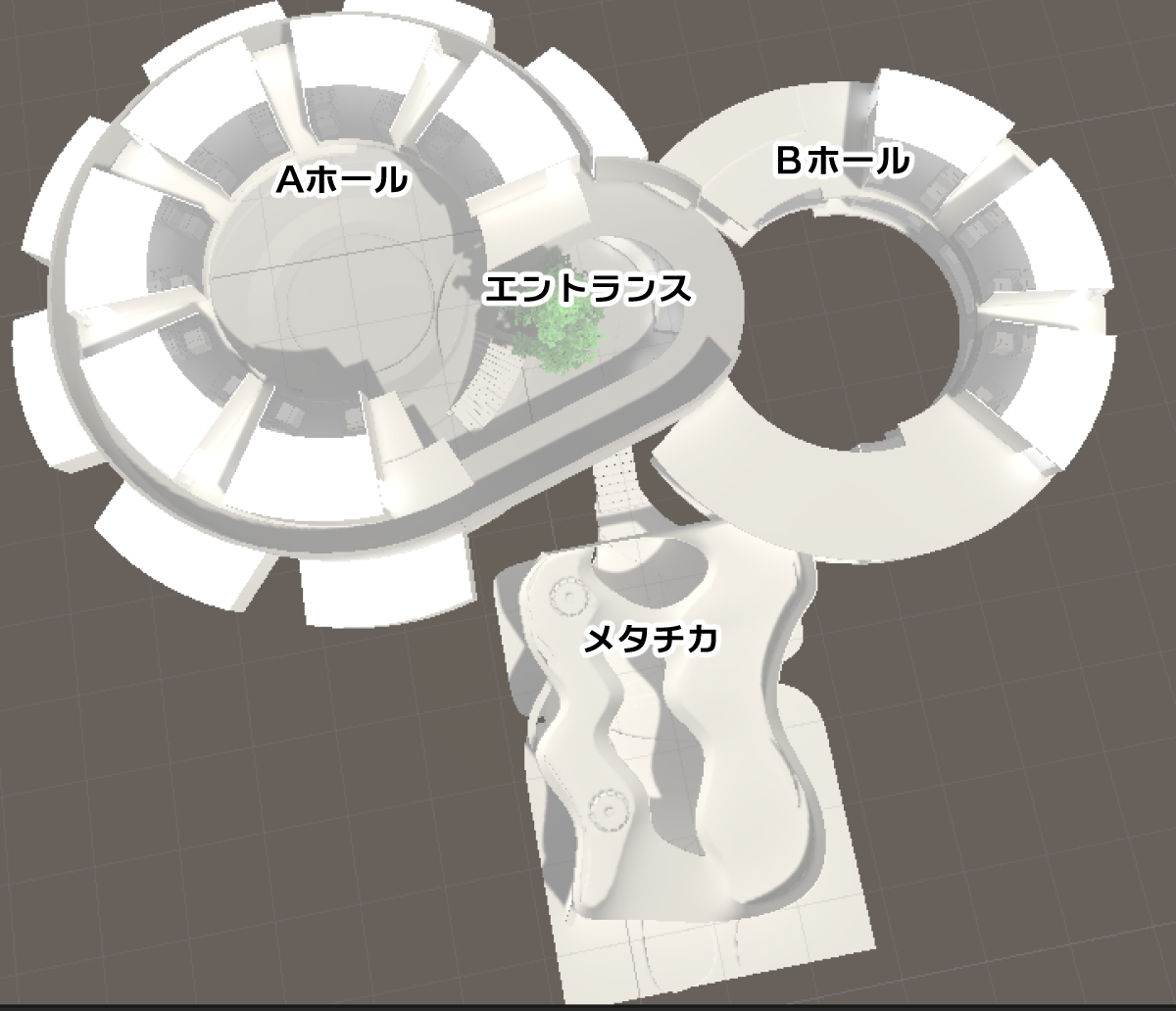 ラフと洗い出しから決定した導線構造
