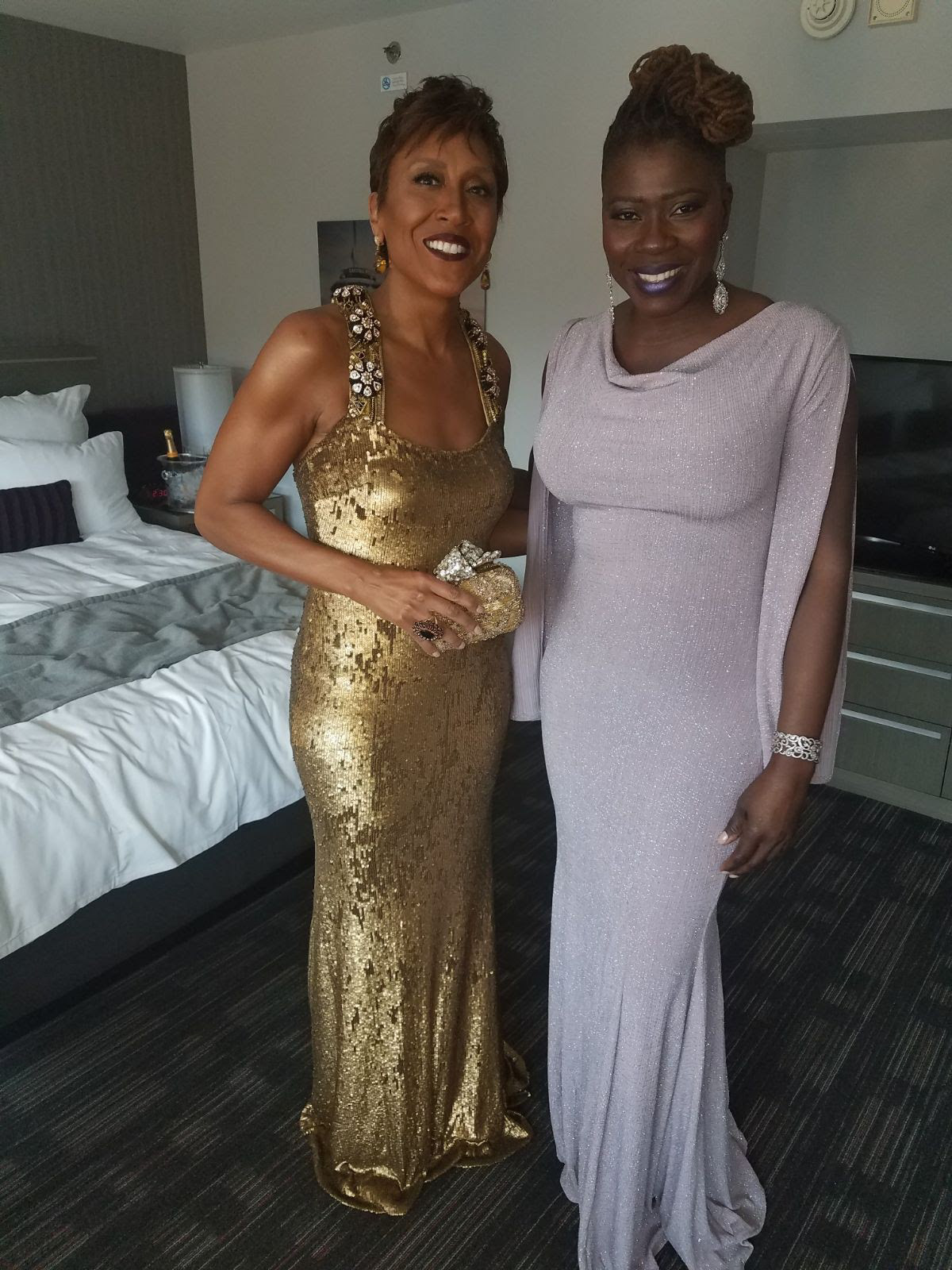 Petula Skeet with Robin Roberts (Host of Good Morning America)