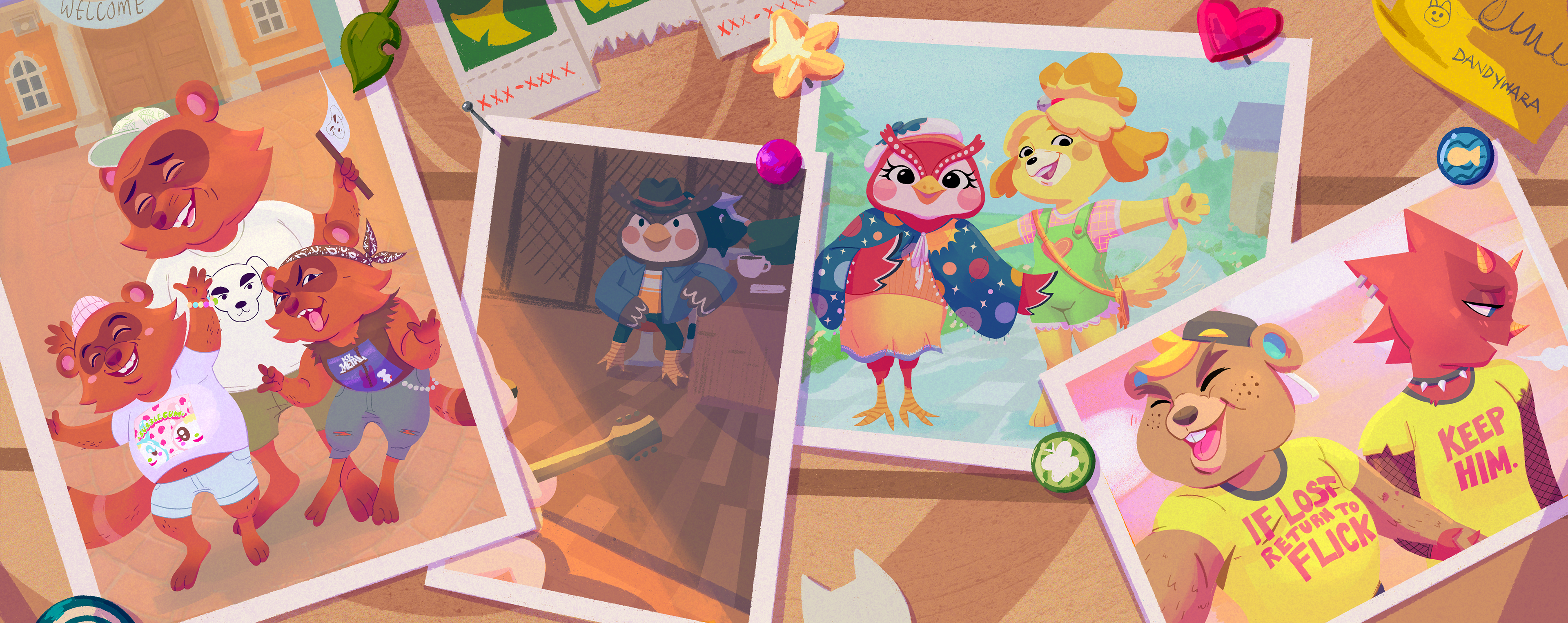 Illustration for Creative Catalog: Animal Crossing Charity Zine