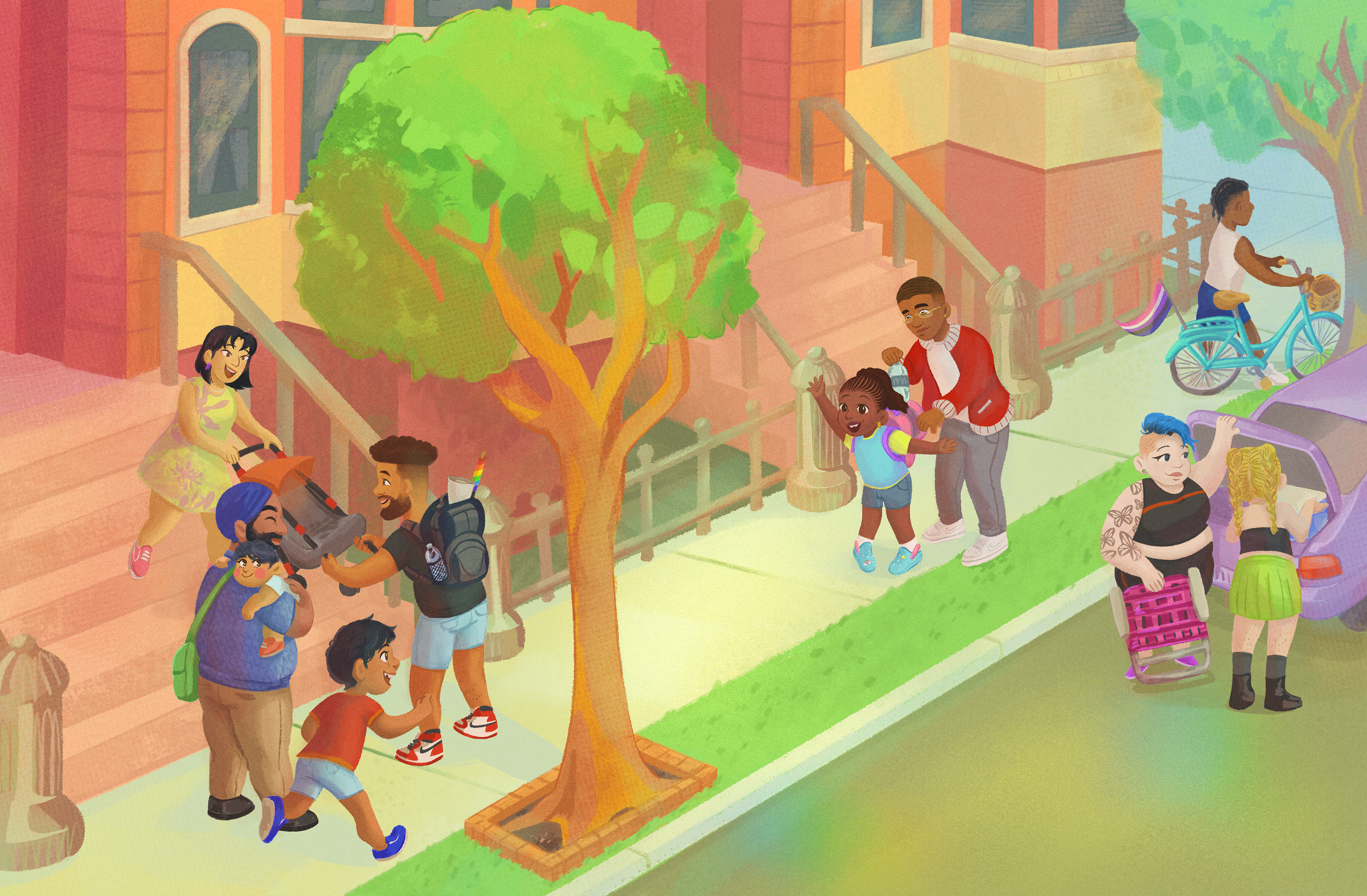 Spread from IT'S PRIDE, BABY!
