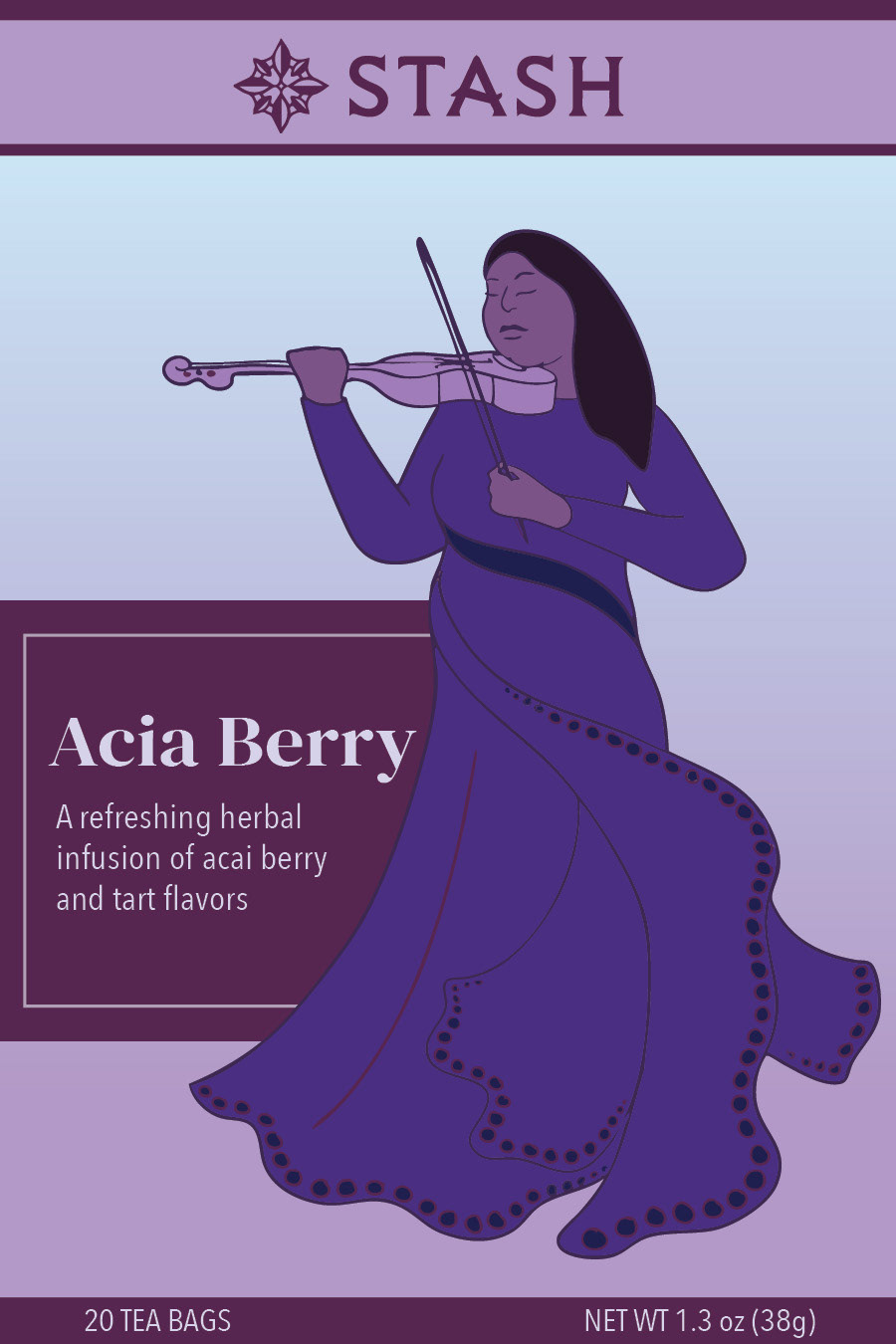 Front: Acai Berry Tea